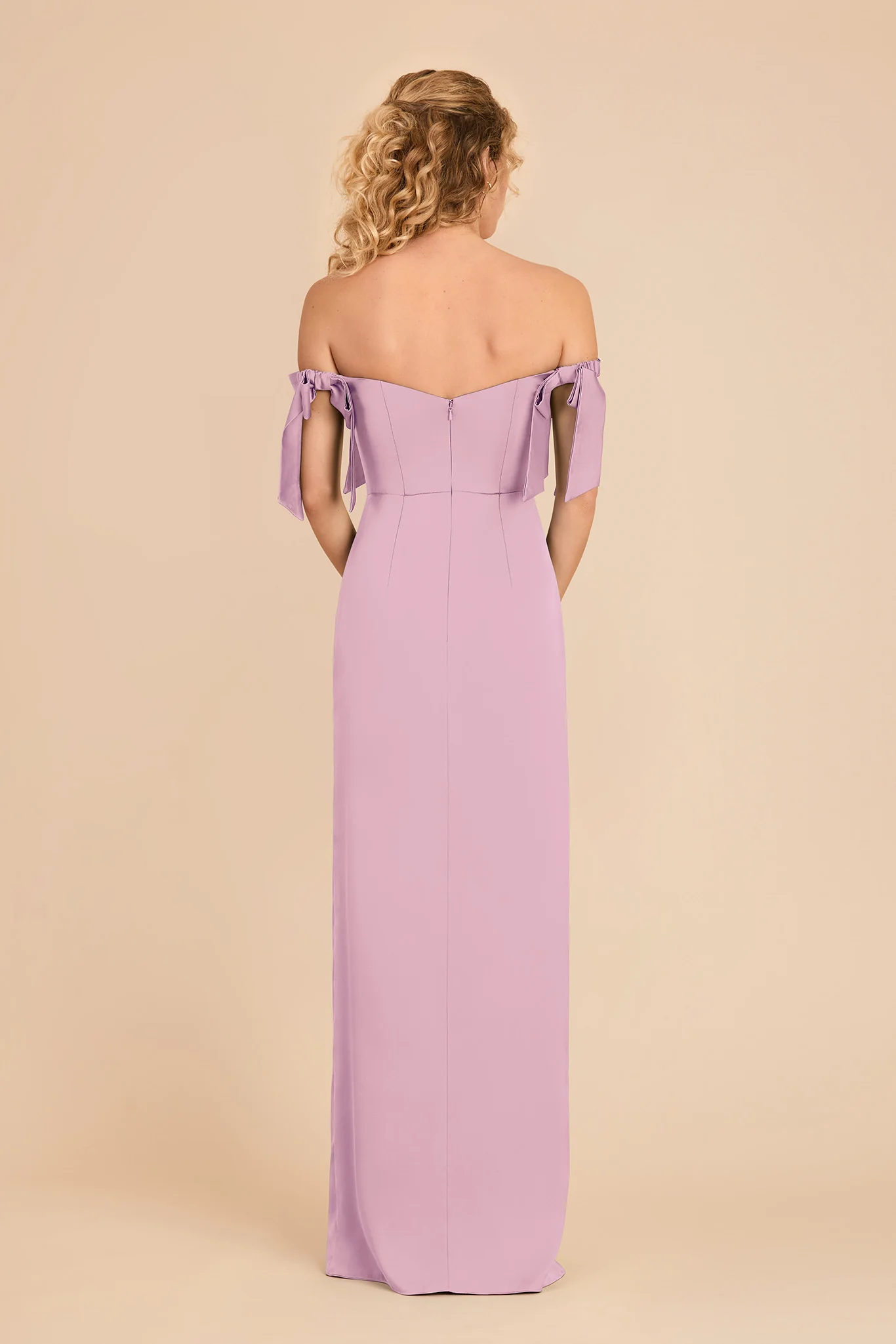 Sharon Matte Satin Dress - Orchid - Image 5