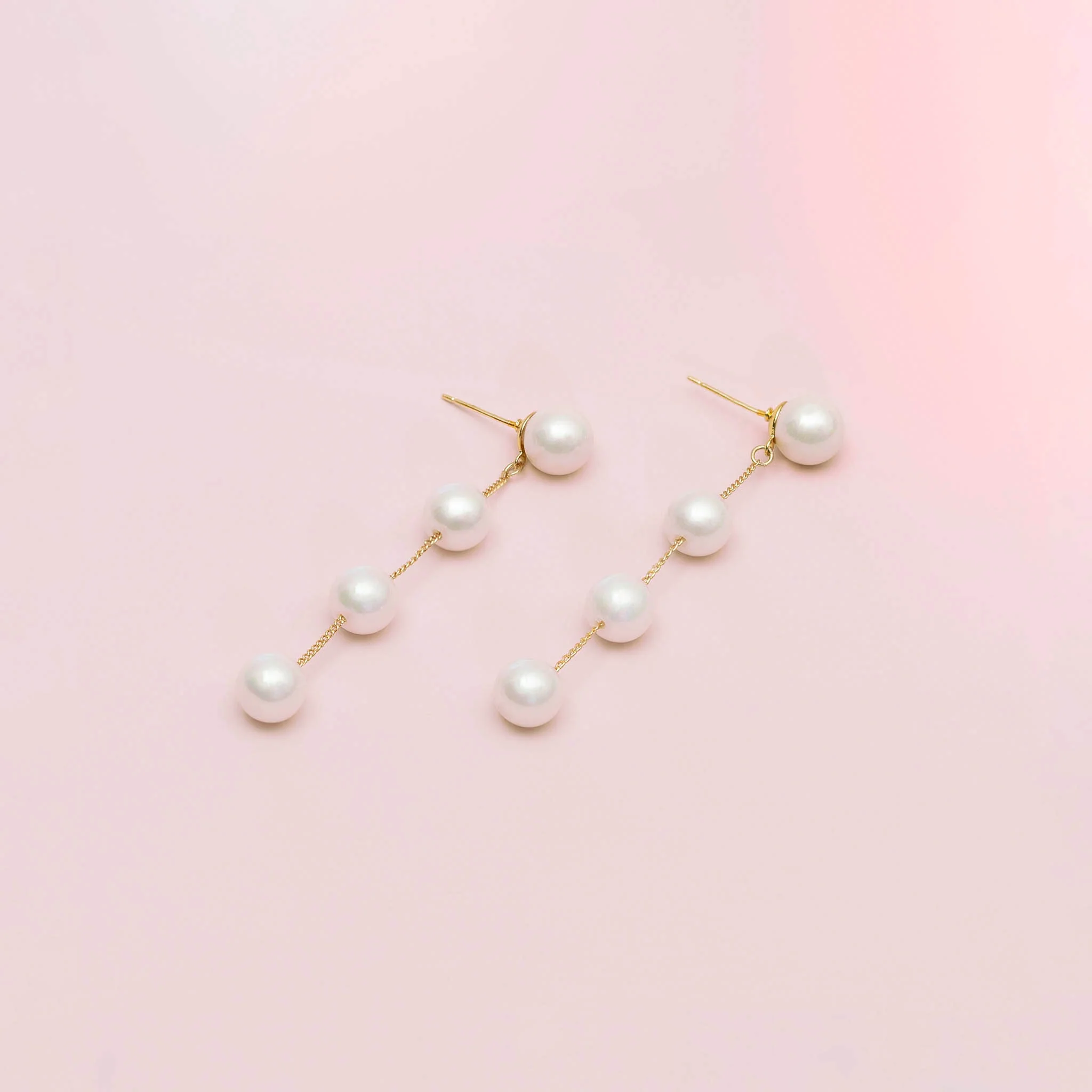 Short Cooper Earrings - Gold - Image 3