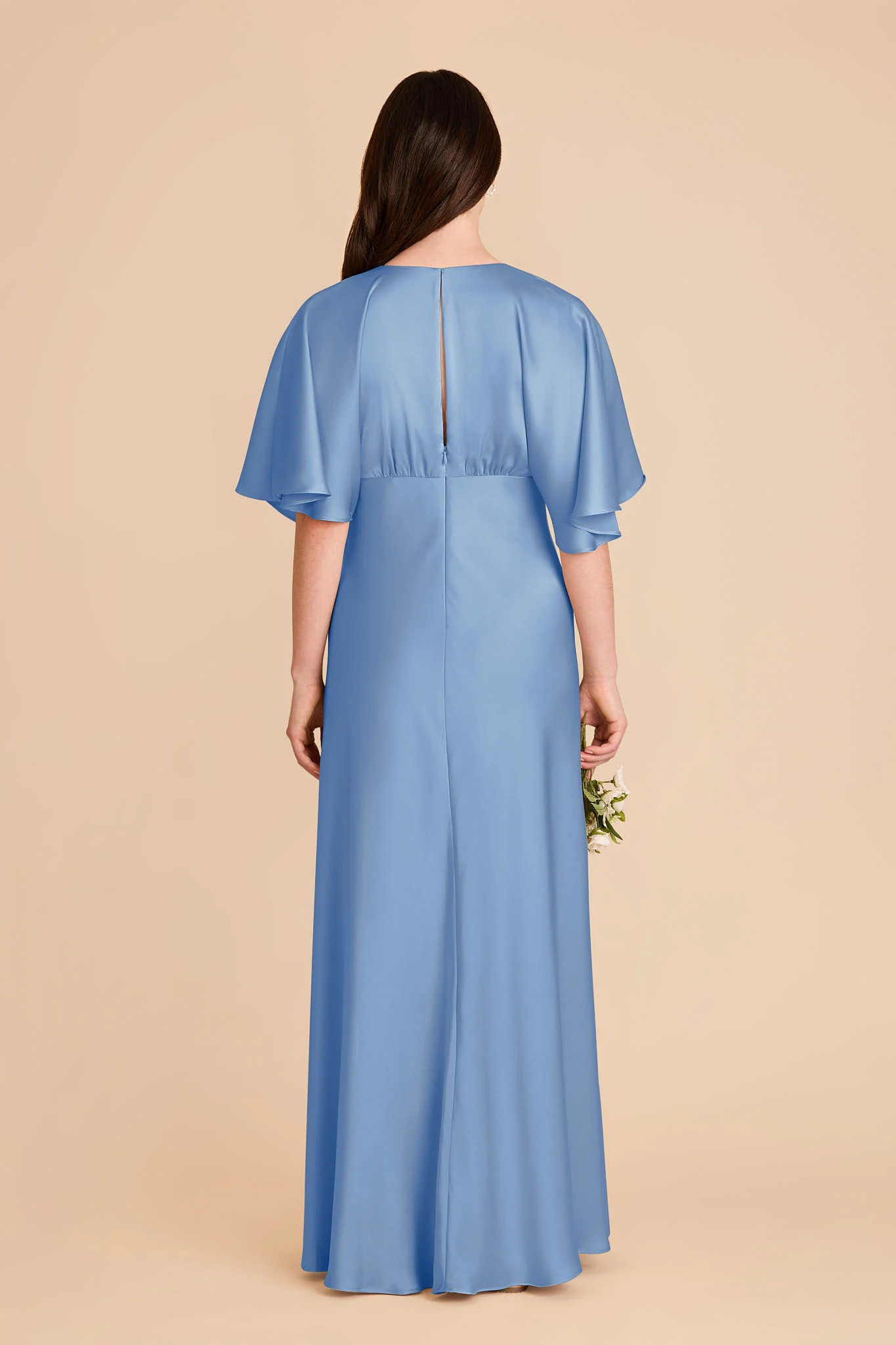 Shyla Matte Satin Dress - Bluebell - Image 5