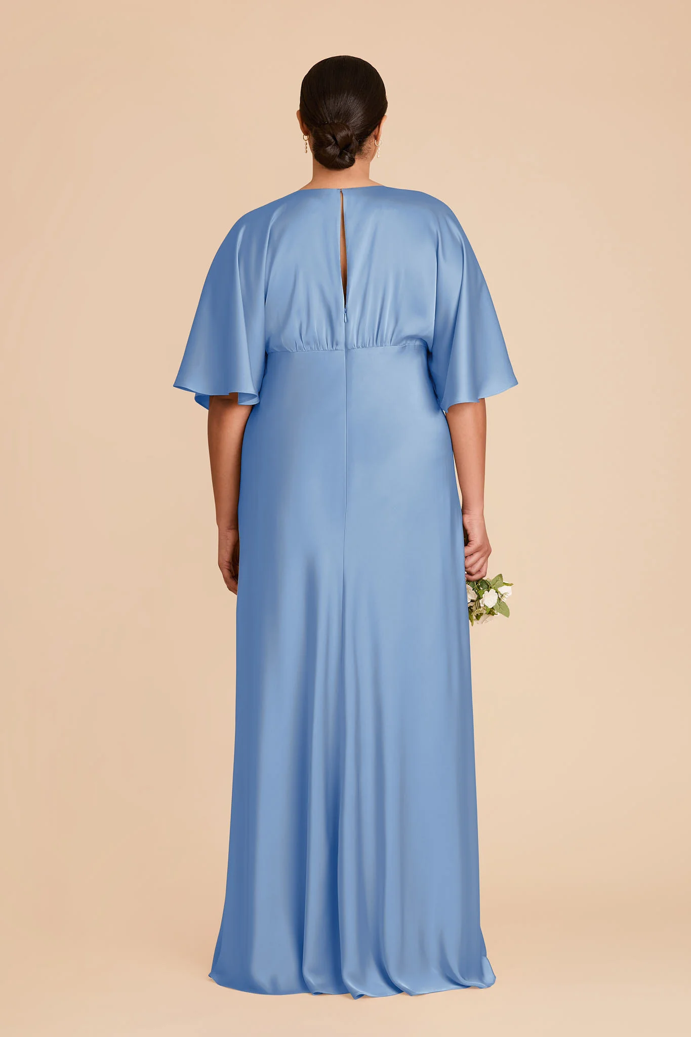 Shyla Matte Satin Dress - Bluebell - Image 8