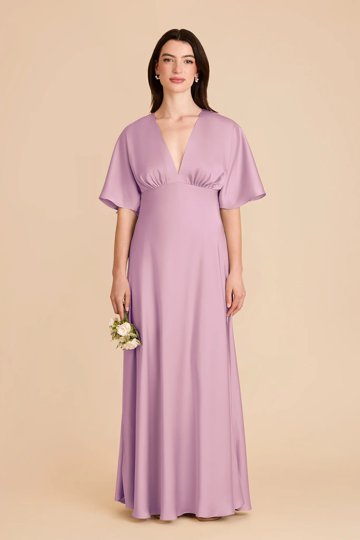 Shyla Matte Satin Dress - Orchid