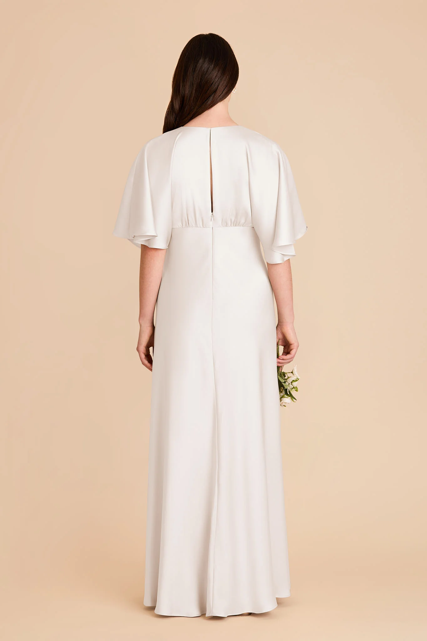 Shyla Matte Satin Dress - White - Image 5