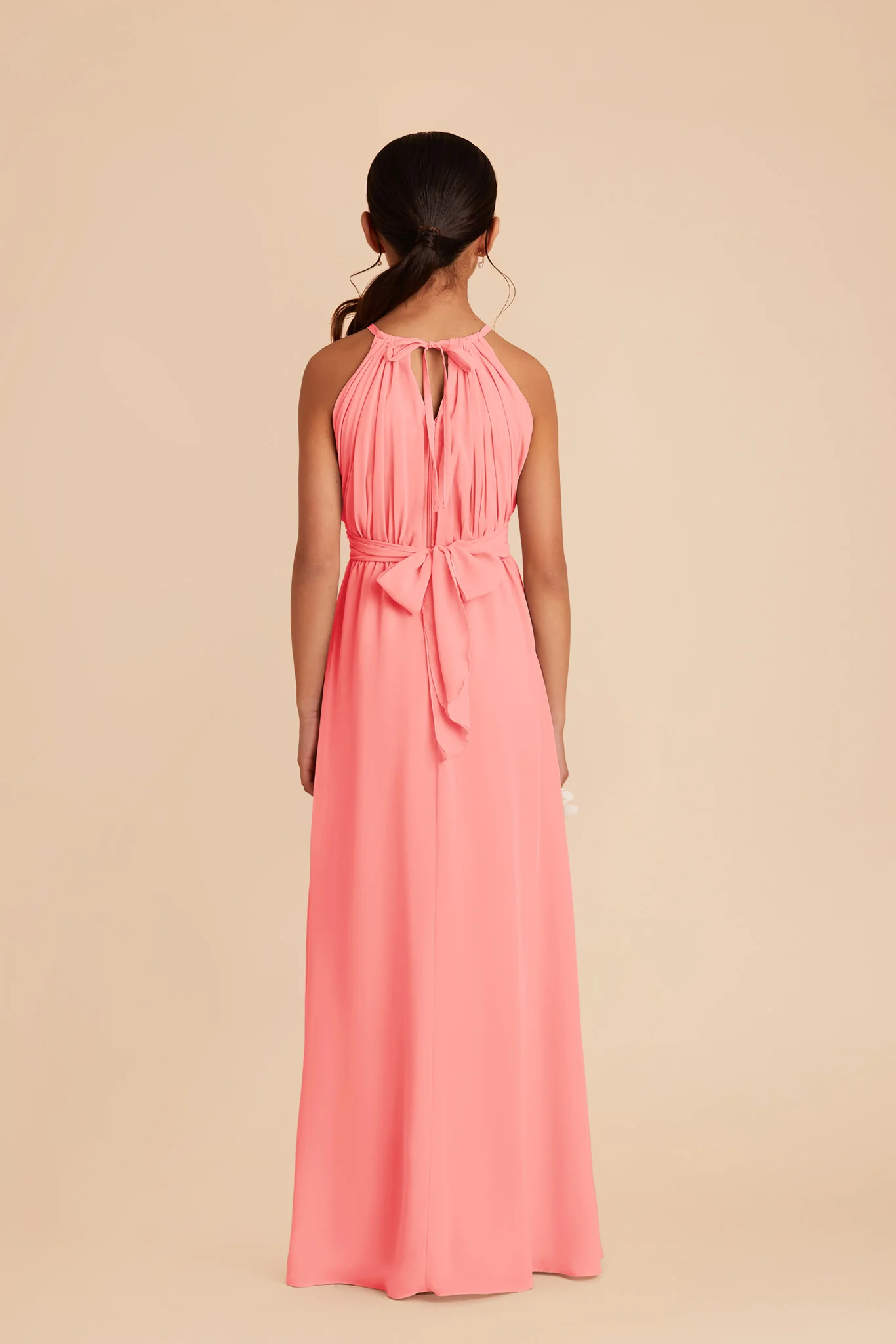 Sienna Junior Dress - Coral Pink - Image 5