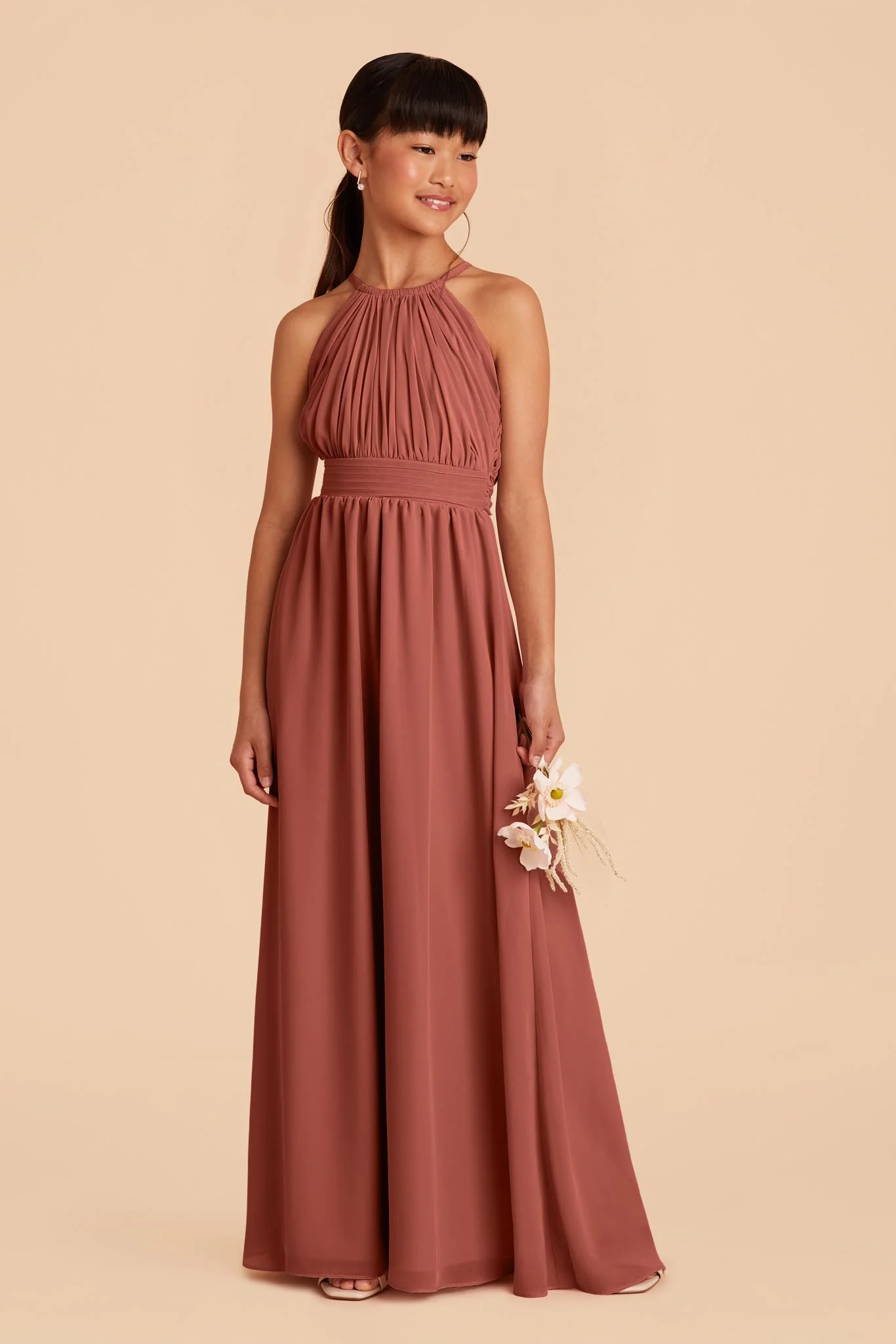 Sienna Junior Dress - Desert Rose - Image 3