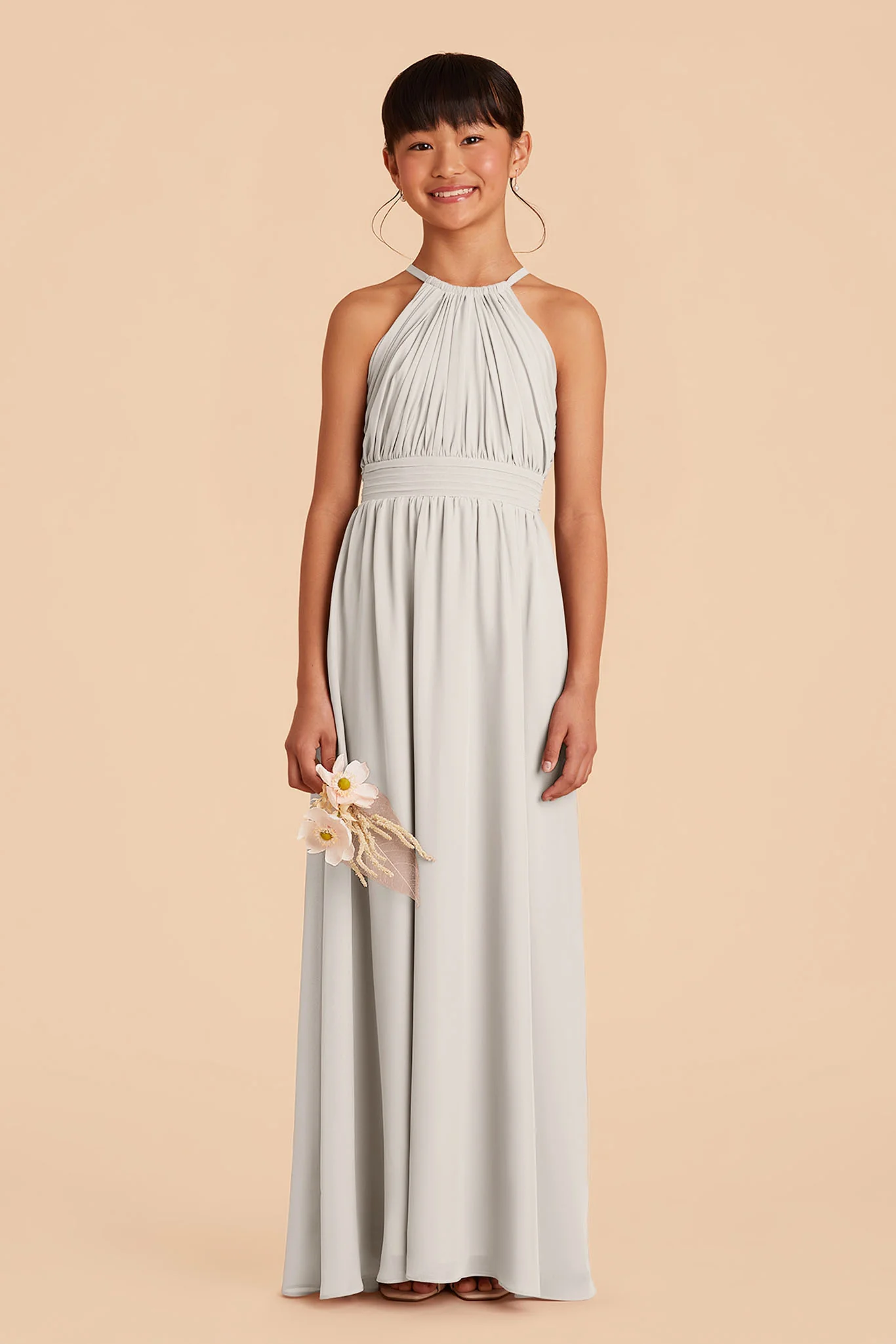 Sienna Junior Dress - Dove Gray