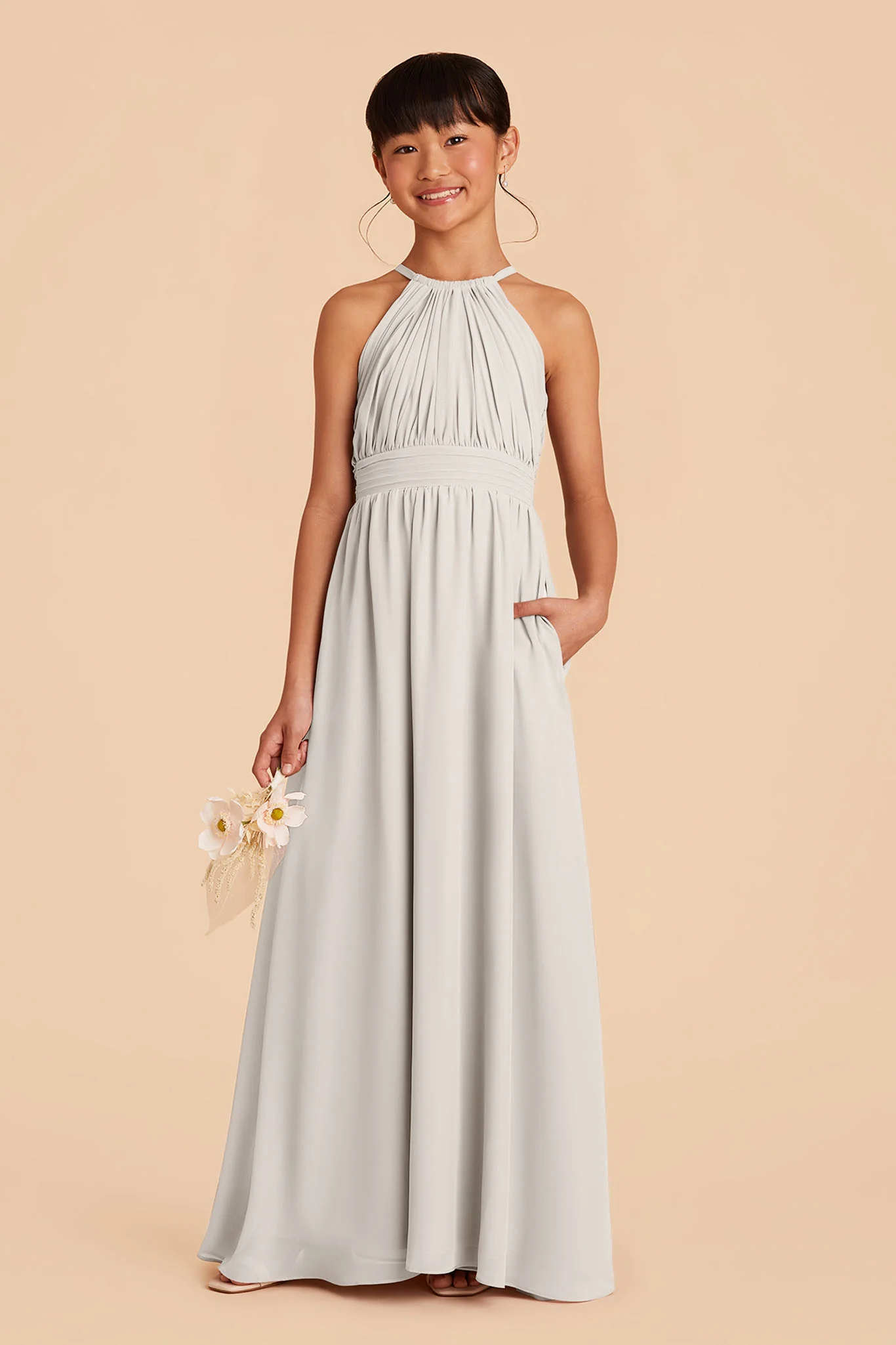 Sienna Junior Dress - Dove Gray - Image 4