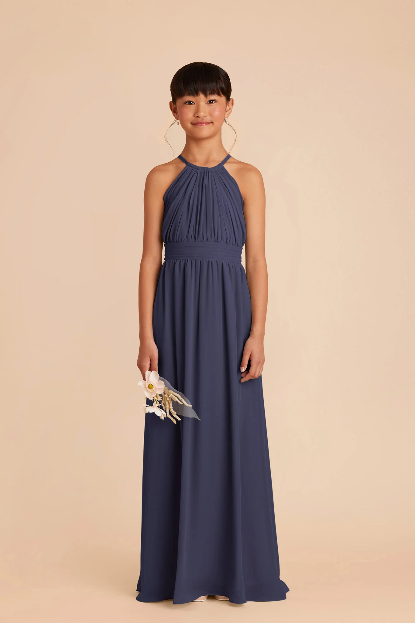 Sienna Junior Dress - Dusk Blue