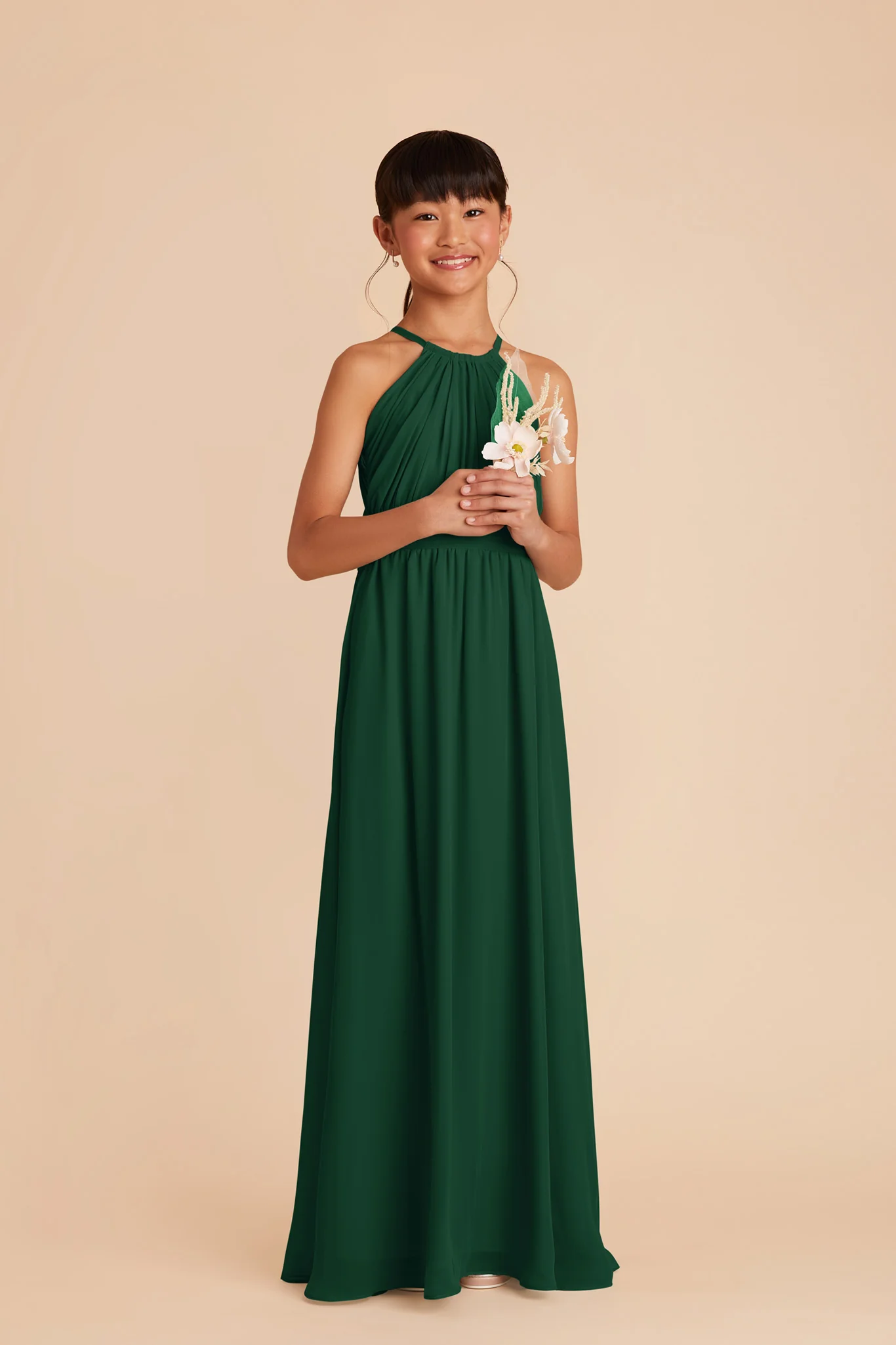Sienna Junior Dress - Forest Green - Image 2