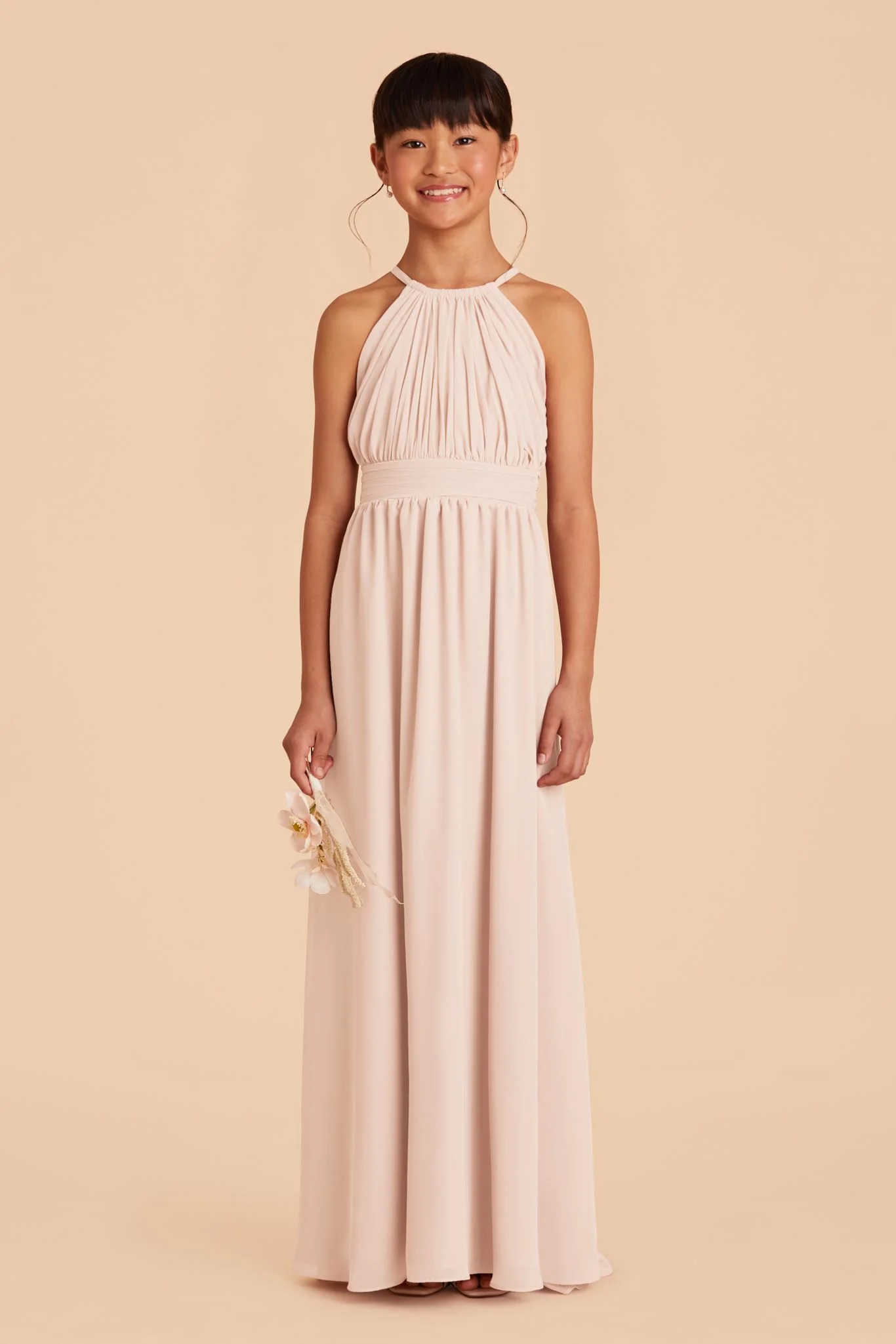 Sienna Junior Dress - Pale Blush - Image 2