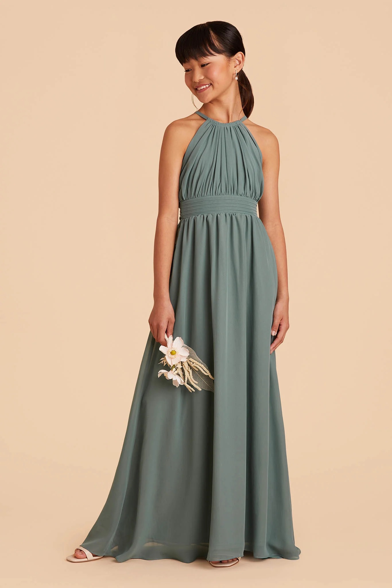 Sienna Junior Dress - Sea Glass - Image 9