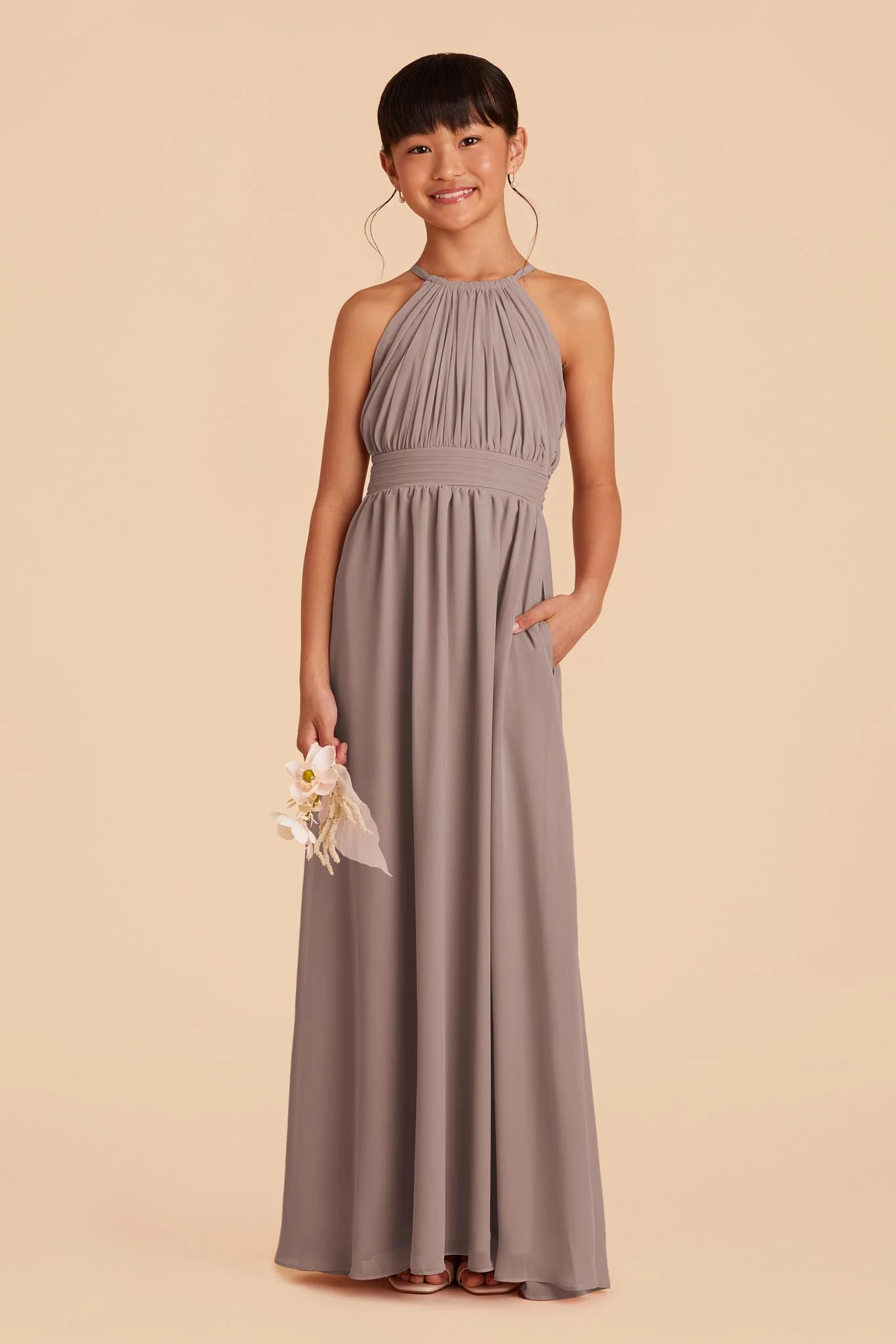 Sienna Junior Dress - Toffee
