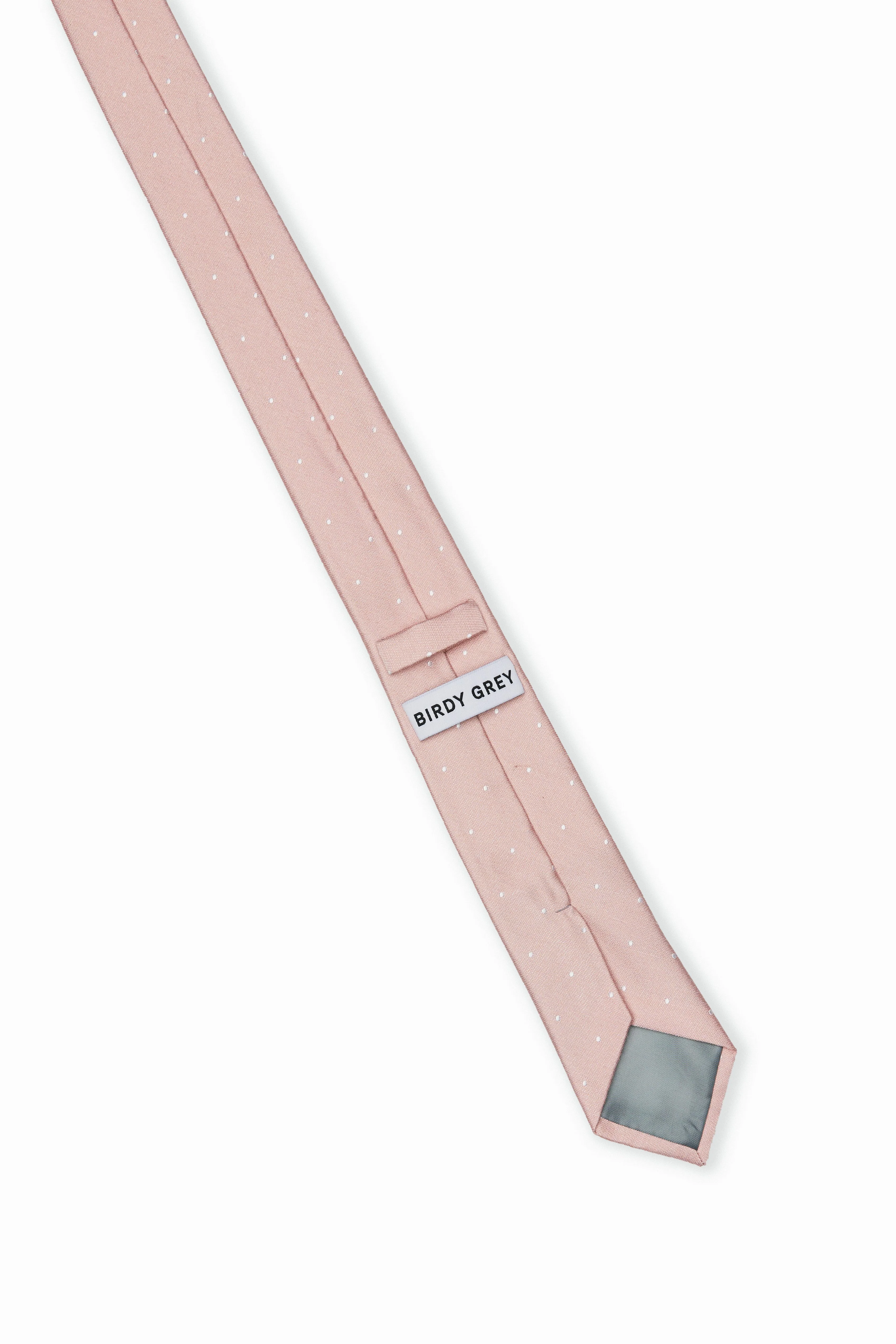 Simon Necktie - Dusty Rose Dot - Image 3