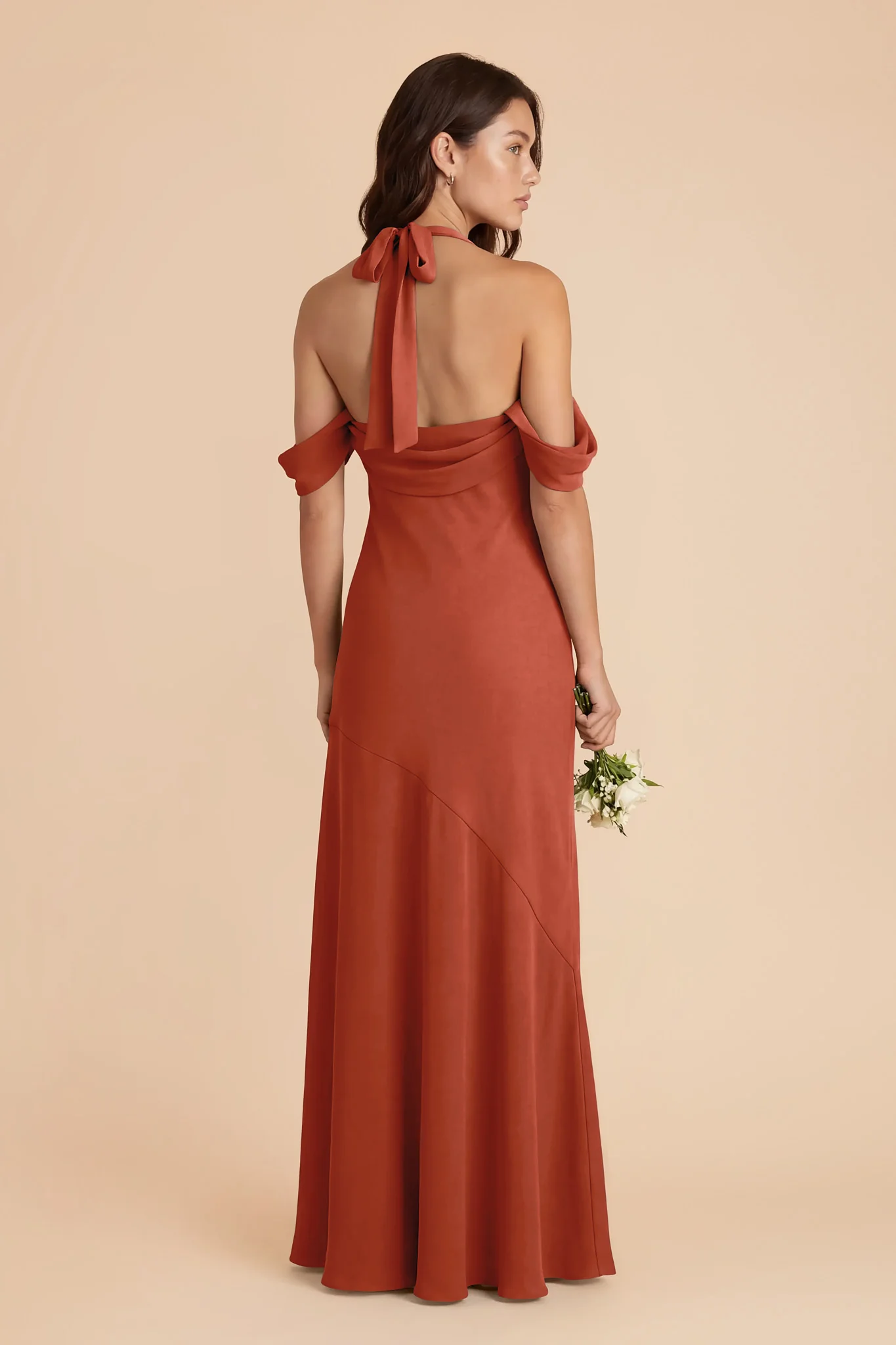 Sophia Chiffon Dress - Auburn - Image 3