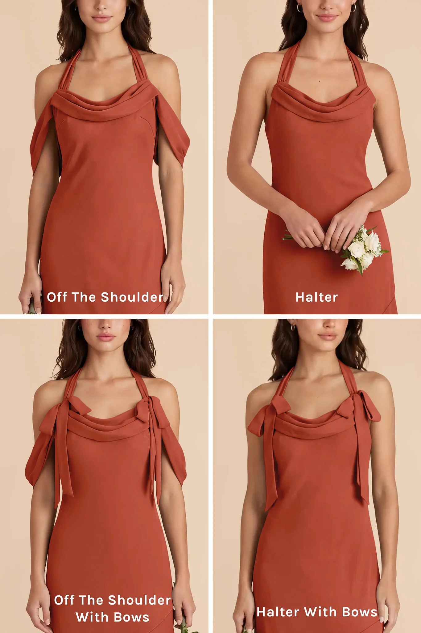 Sophia Chiffon Dress - Auburn - Image 5