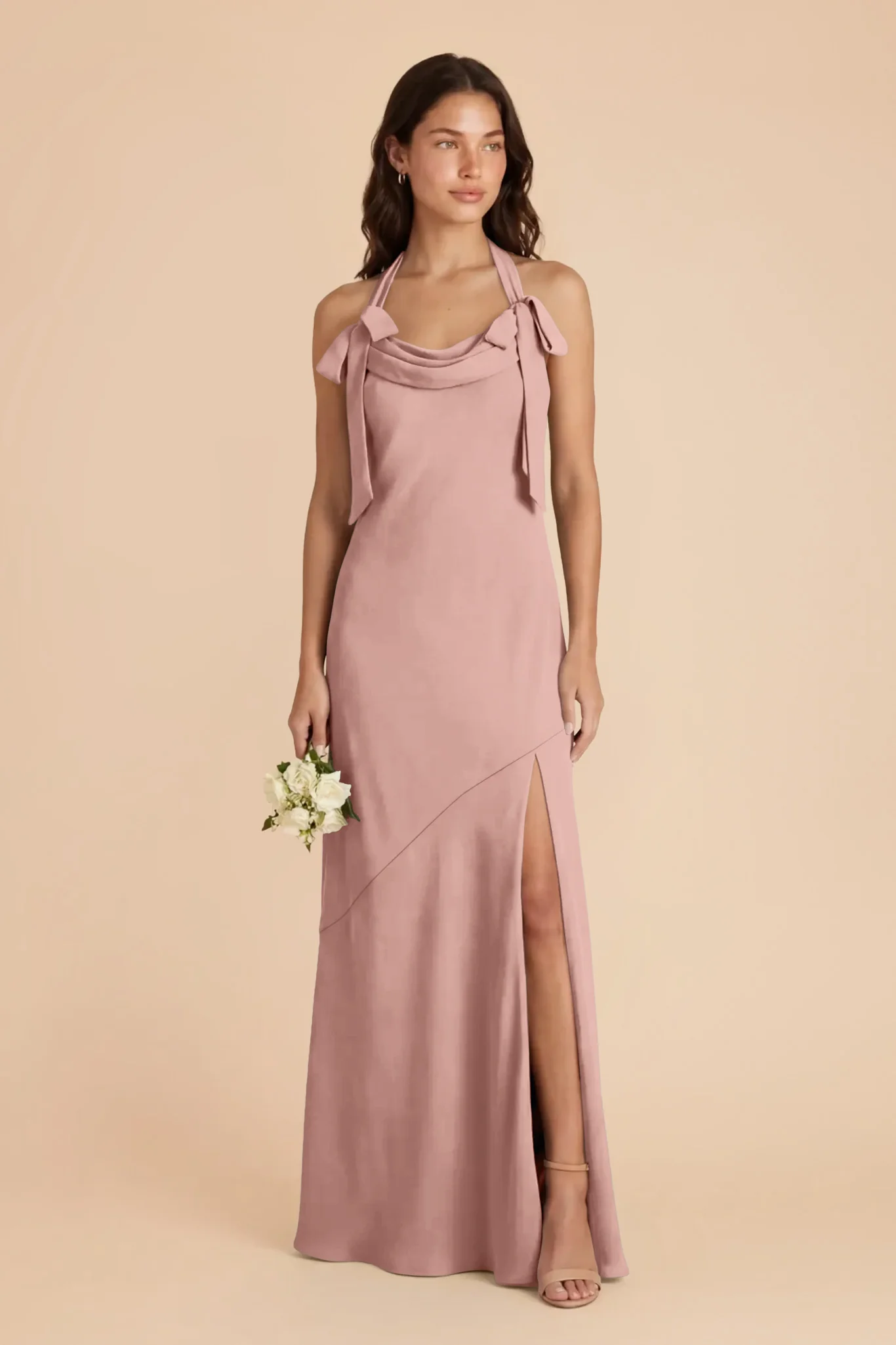 Sophia Chiffon Dress - English Rose - Image 4