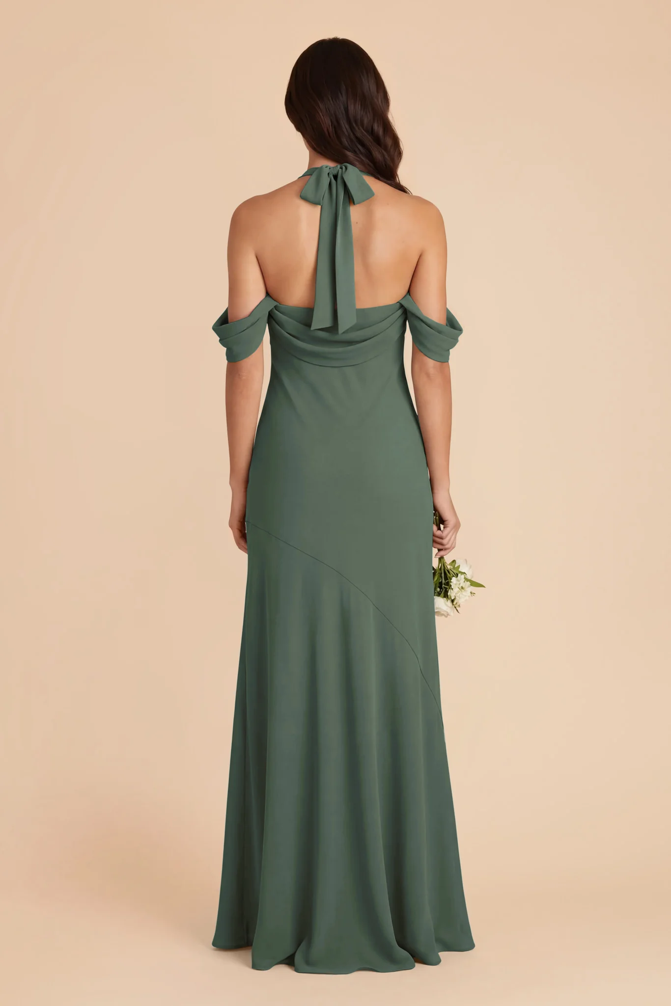 Sophia Chiffon Dress - Eucalyptus - Image 7