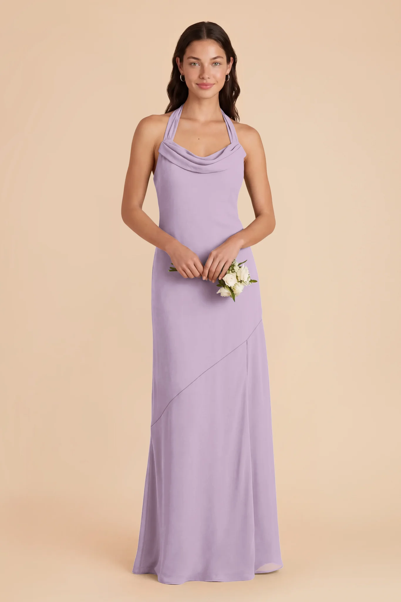 Sophia Chiffon Dress - Lavender - Image 3