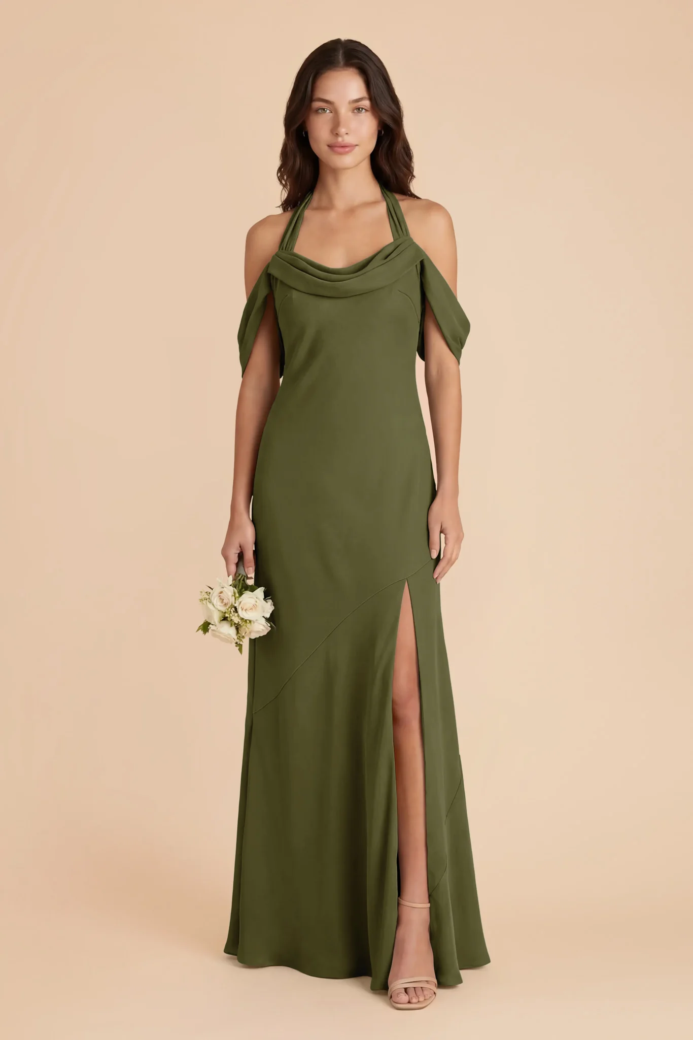 Sophia Chiffon Dress - Martini - Image 2