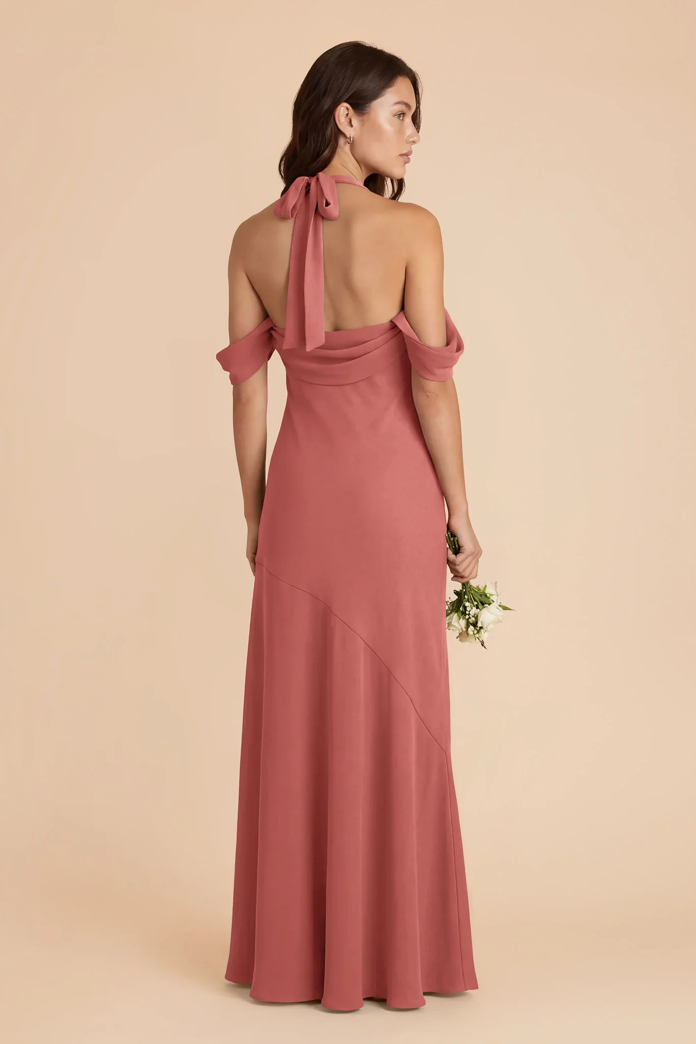 Sophia Chiffon Dress - Wild Rose - Image 3