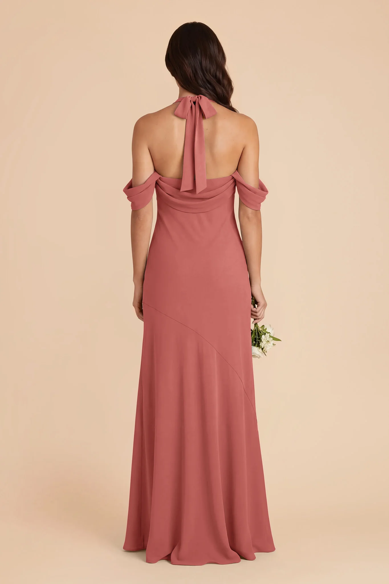 Sophia Chiffon Dress - Wild Rose - Image 4