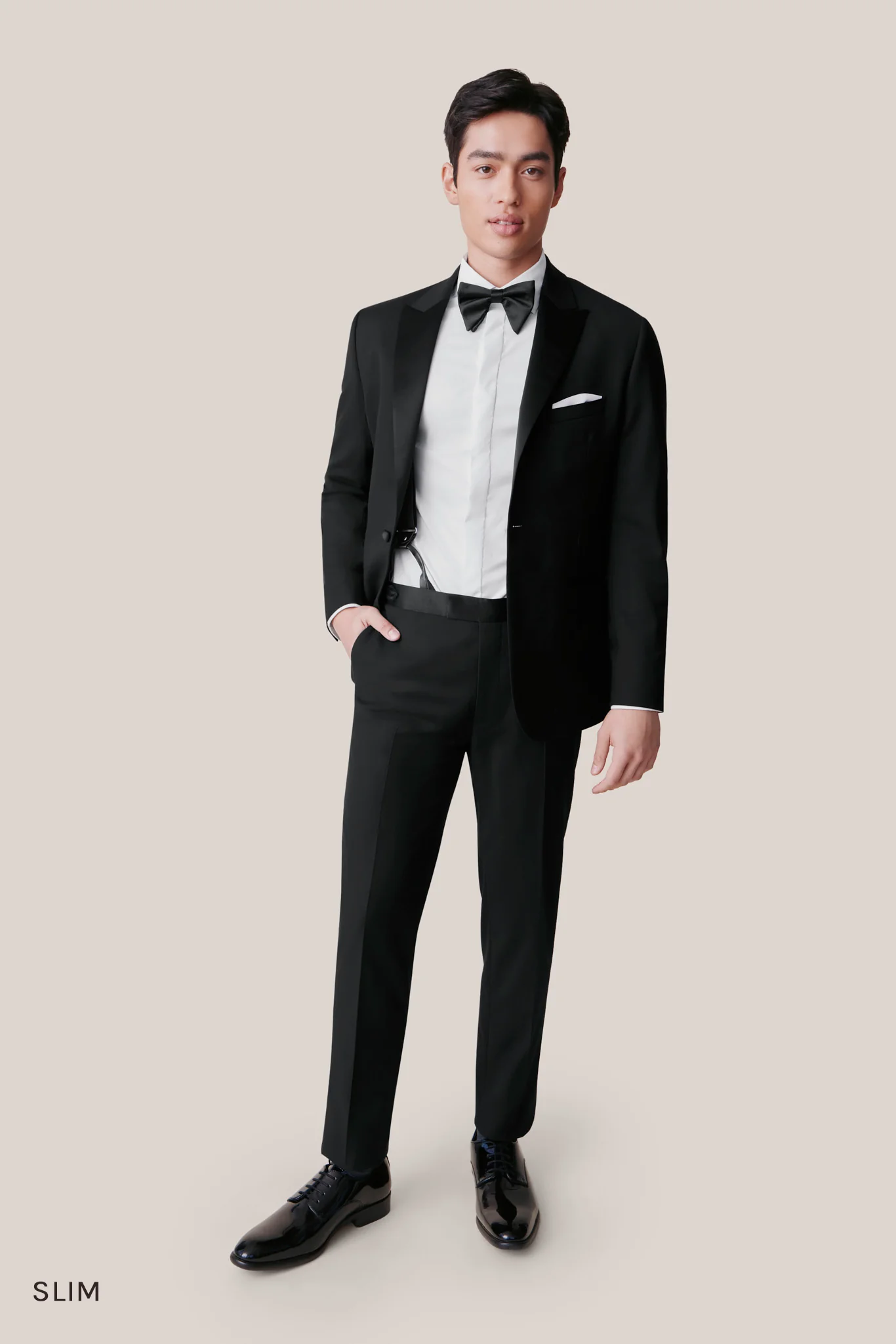 Spencer Tuxedo Jacket - Black - Image 3