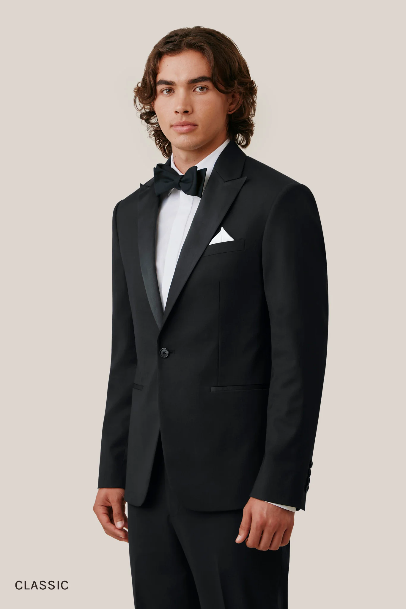 Spencer Tuxedo Jacket - Black - Image 8