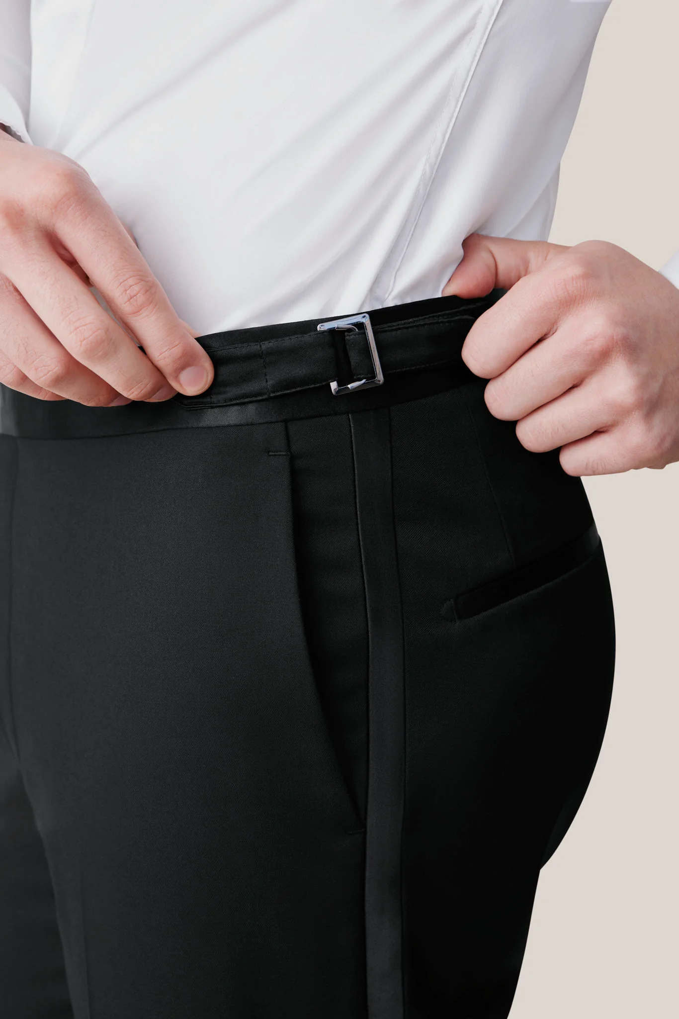 Spencer Tuxedo Pants - Black - Image 10