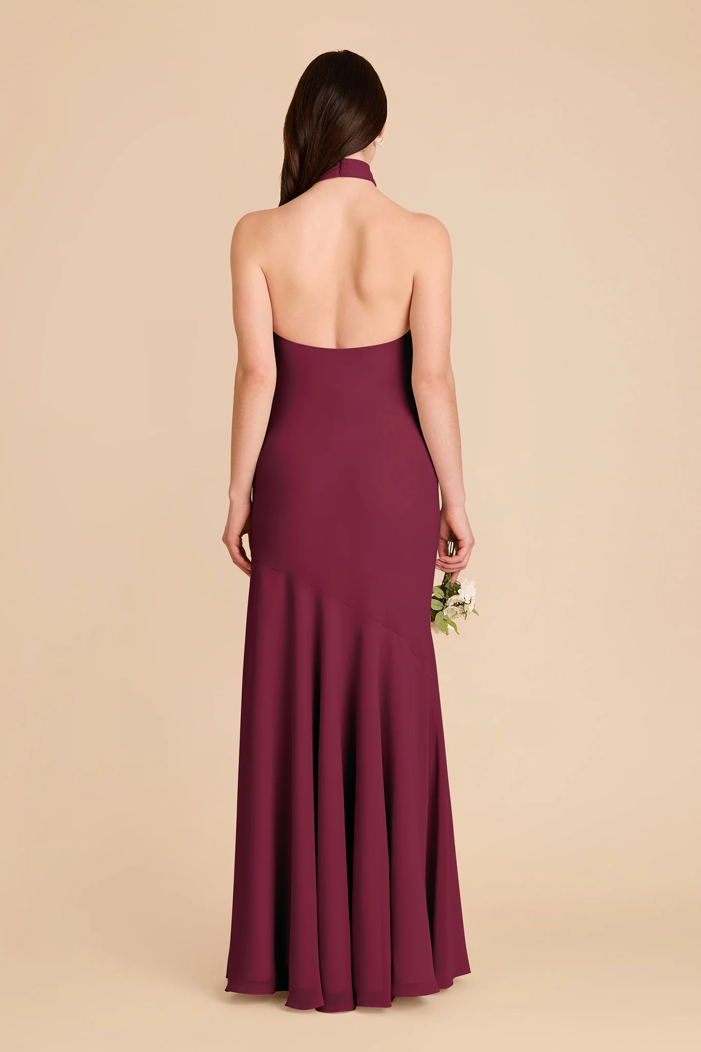Stephanie Chiffon Dress - Berry - Image 5