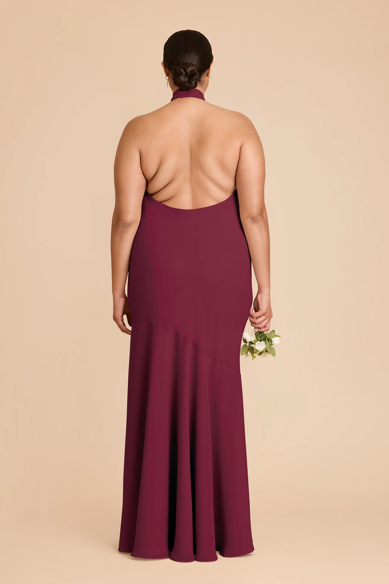 Stephanie Chiffon Dress - Berry - Image 8