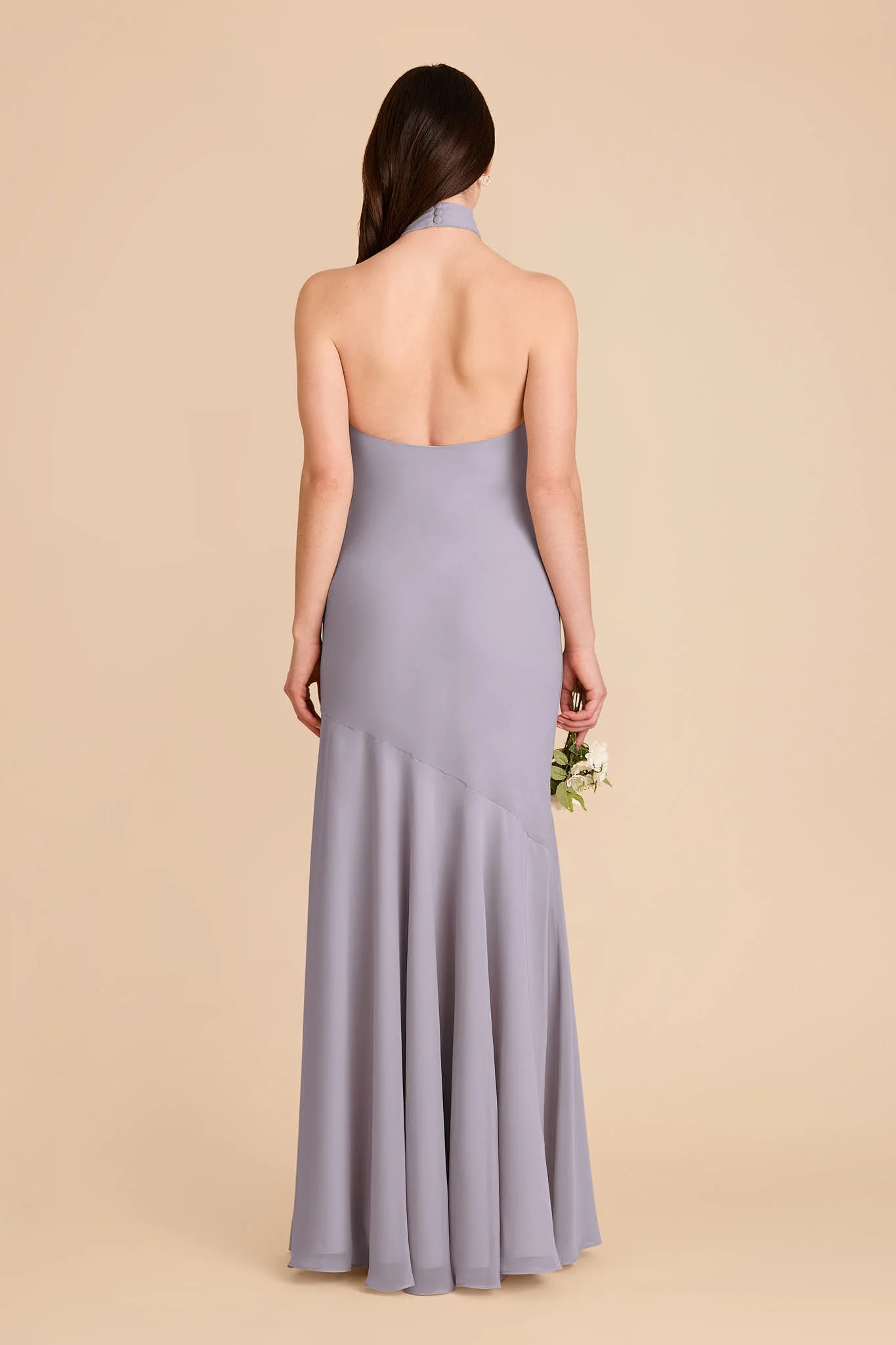 Stephanie Chiffon Dress - Dusty Lilac - Image 5