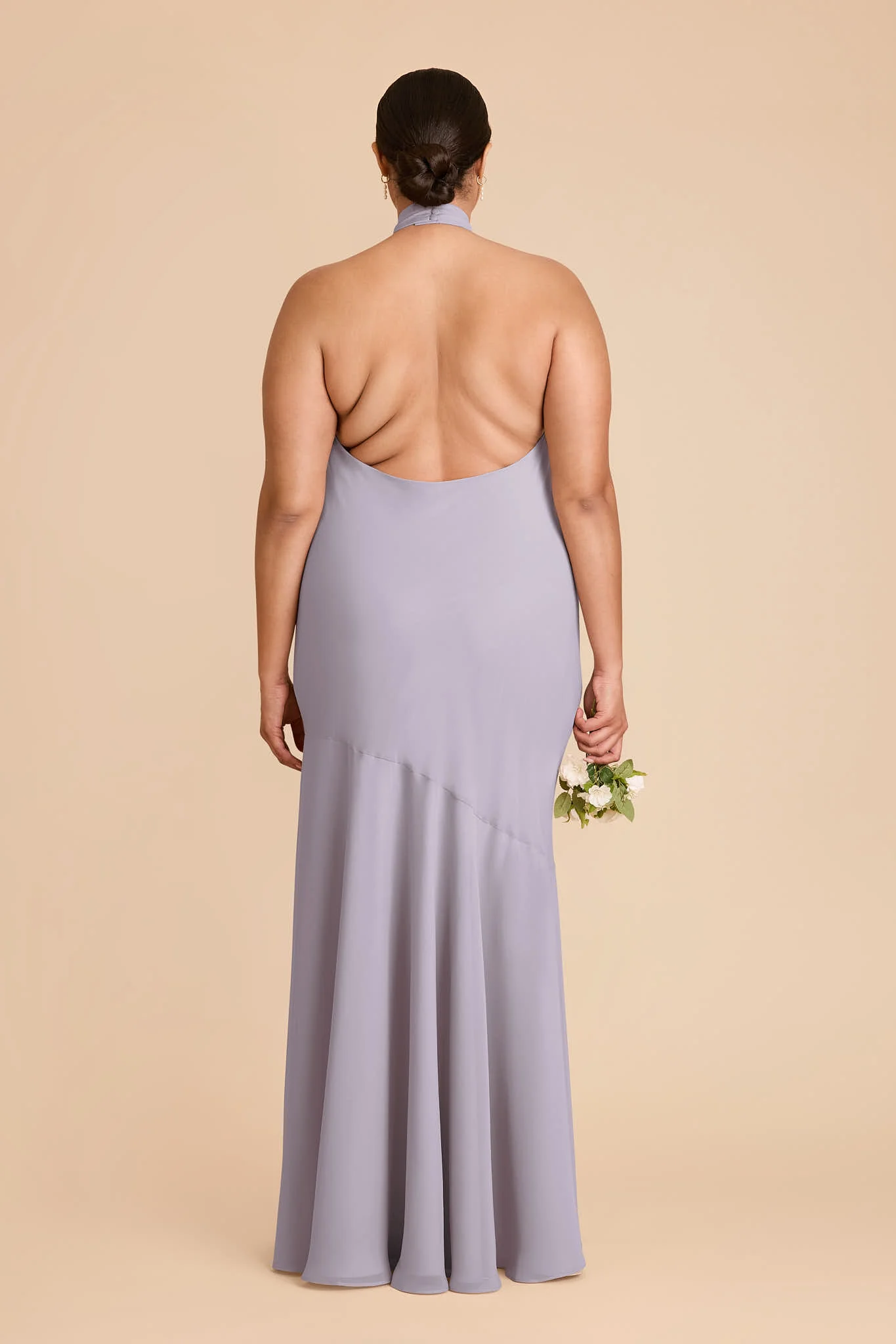 Stephanie Chiffon Dress - Dusty Lilac - Image 8