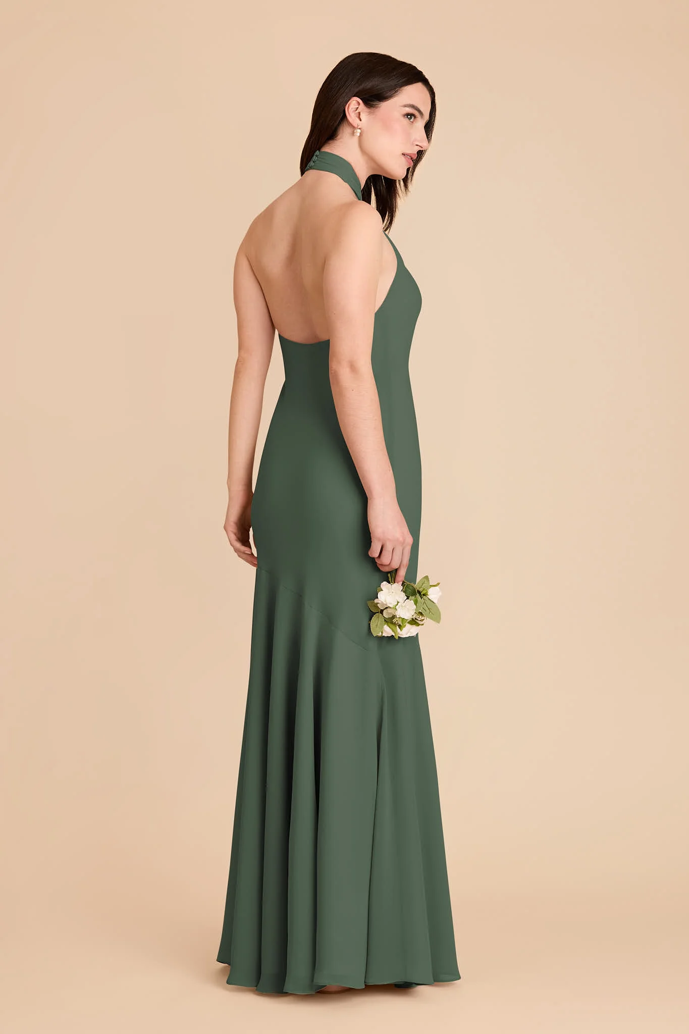 Stephanie Chiffon Dress - Eucalyptus - Image 4