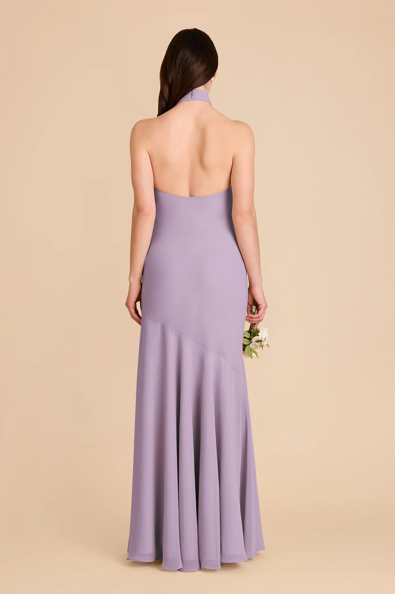 Stephanie Chiffon Dress - Lavender - Image 5