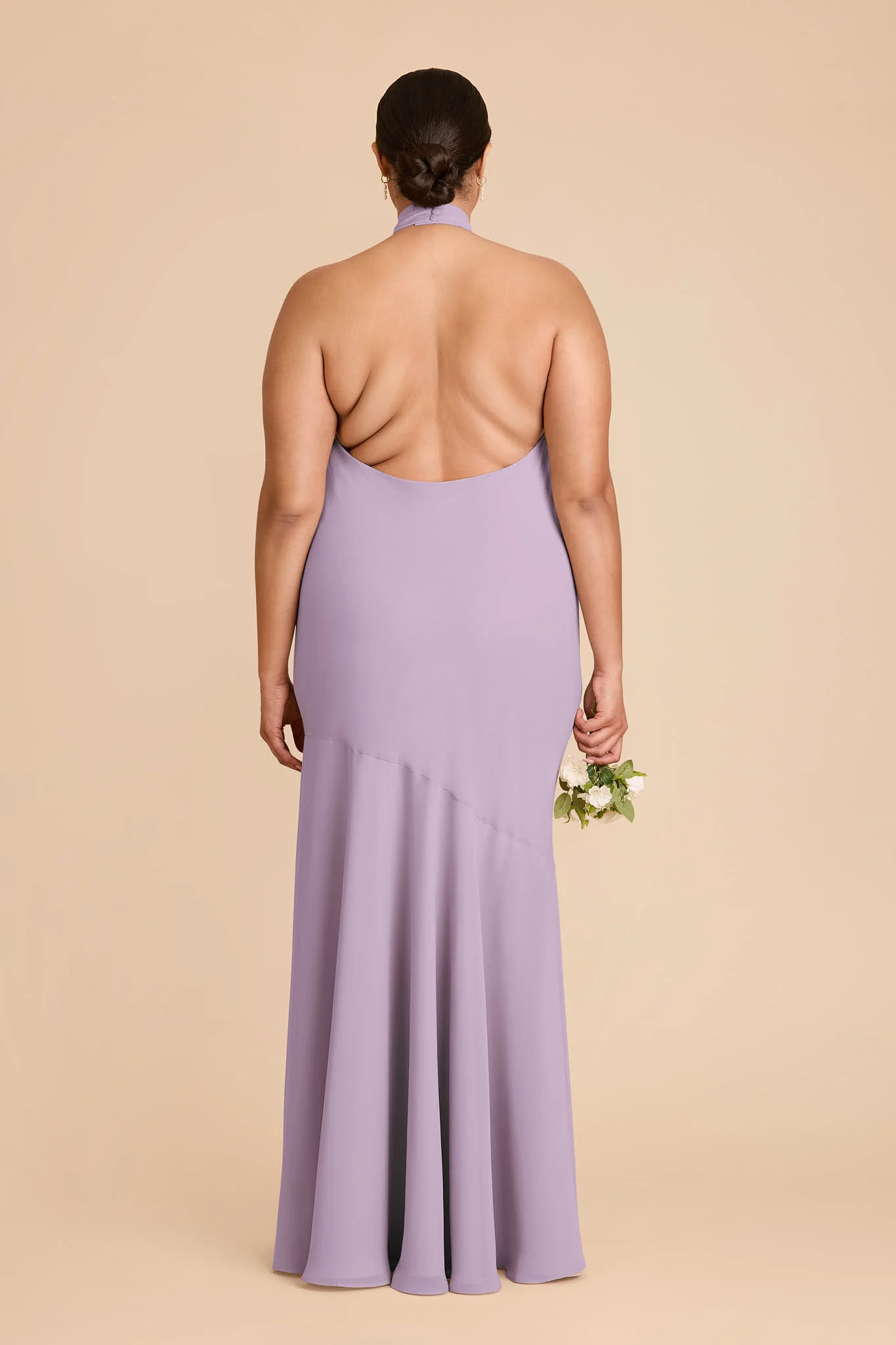 Stephanie Chiffon Dress - Lavender - Image 8