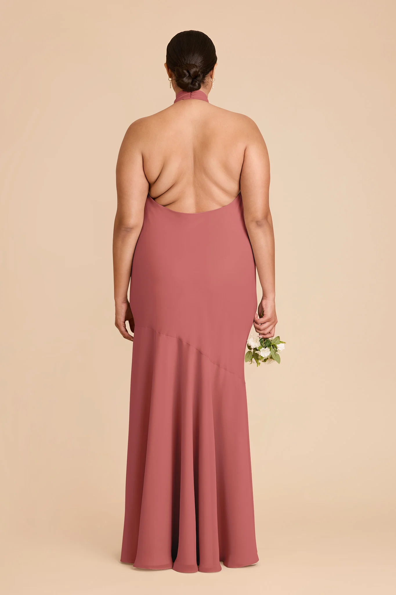 Stephanie Chiffon Dress - Mulberry - Image 8
