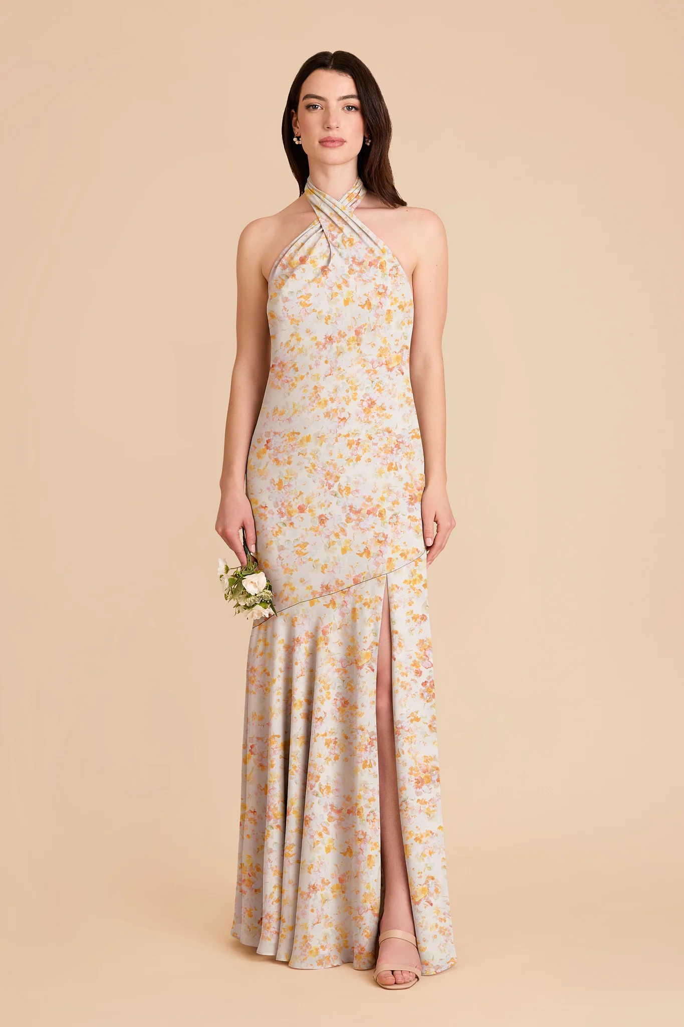 Stephanie Chiffon Dress - Pressed Floral