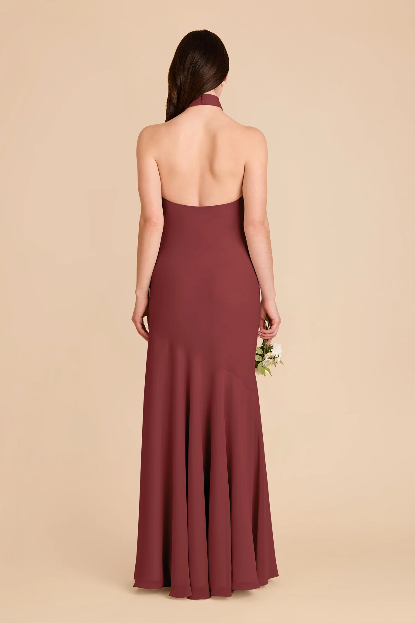 Stephanie Chiffon Dress - Rosewood - Image 5