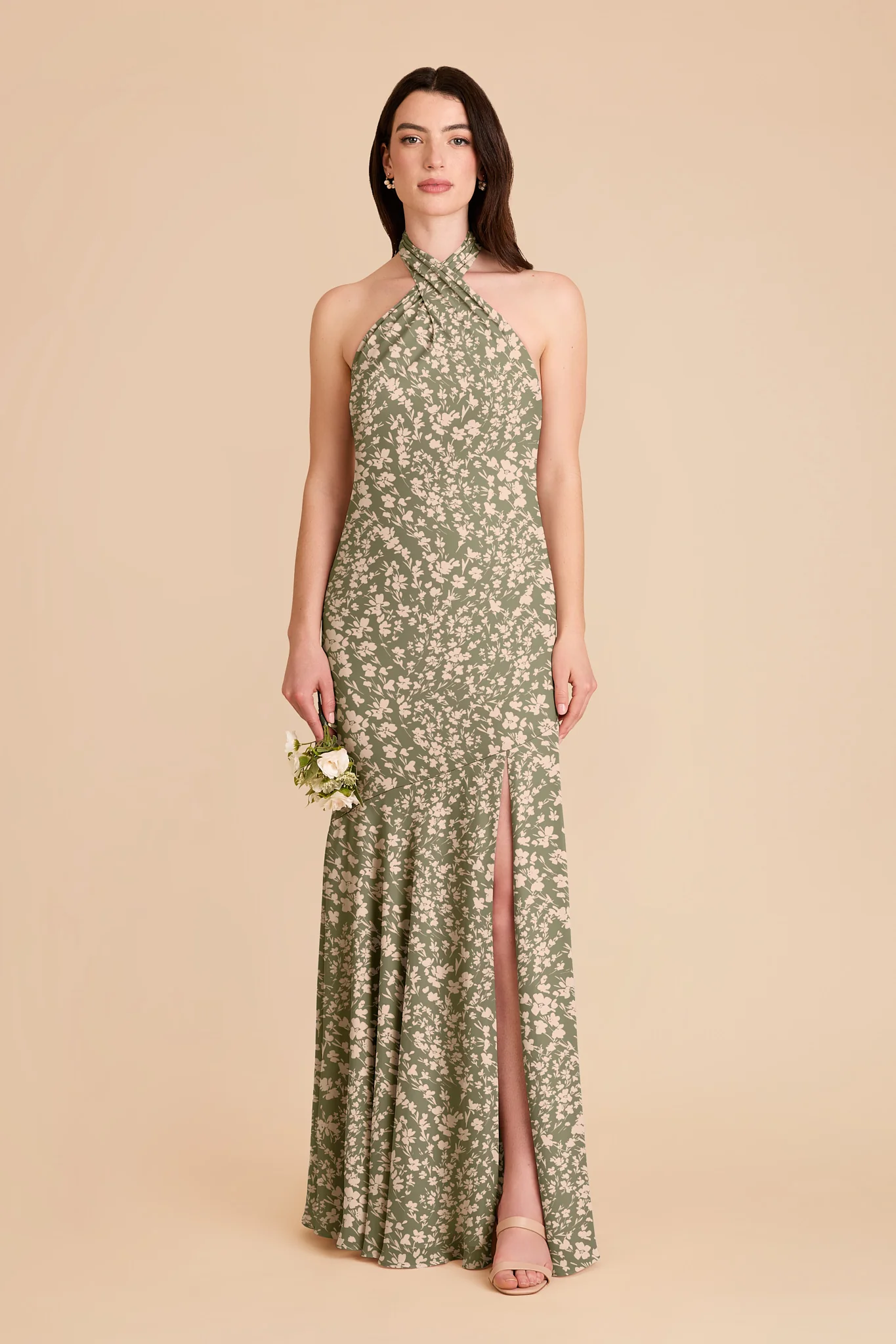 Stephanie Chiffon Dress - Thyme Dreamy Floral