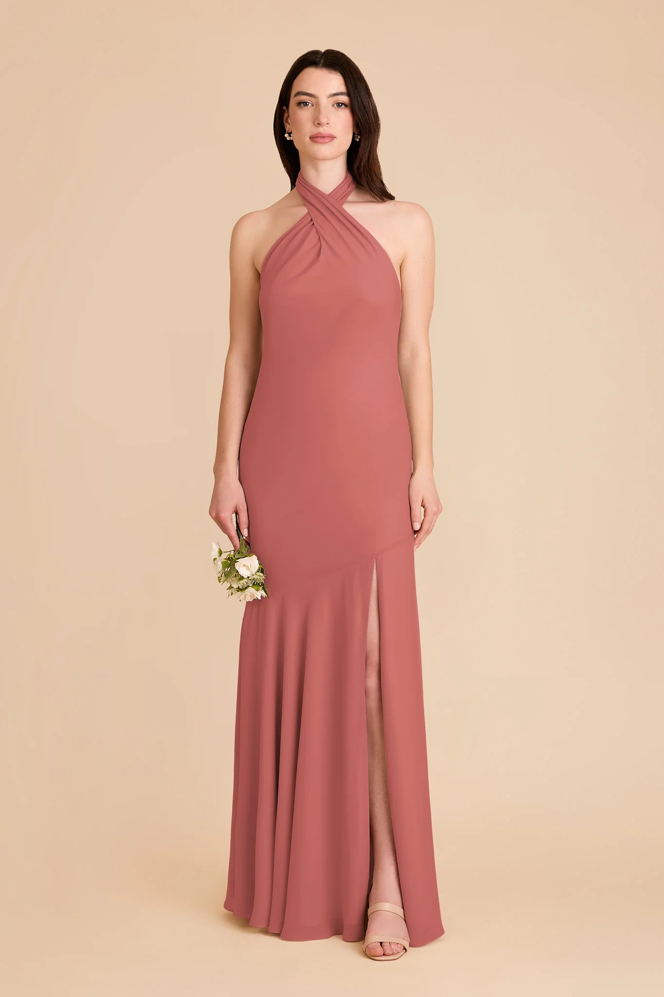 Stephanie Chiffon Dress - Wild Rose - Image 3