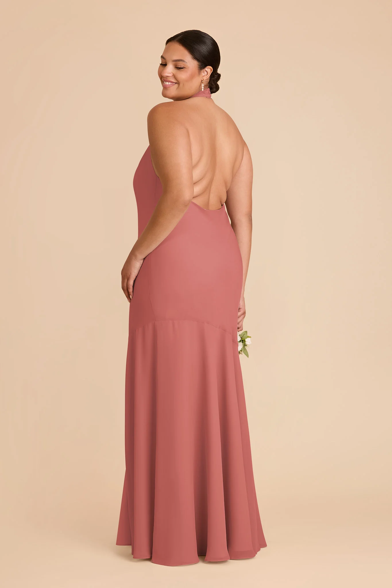 Stephanie Chiffon Dress - Wild Rose - Image 7