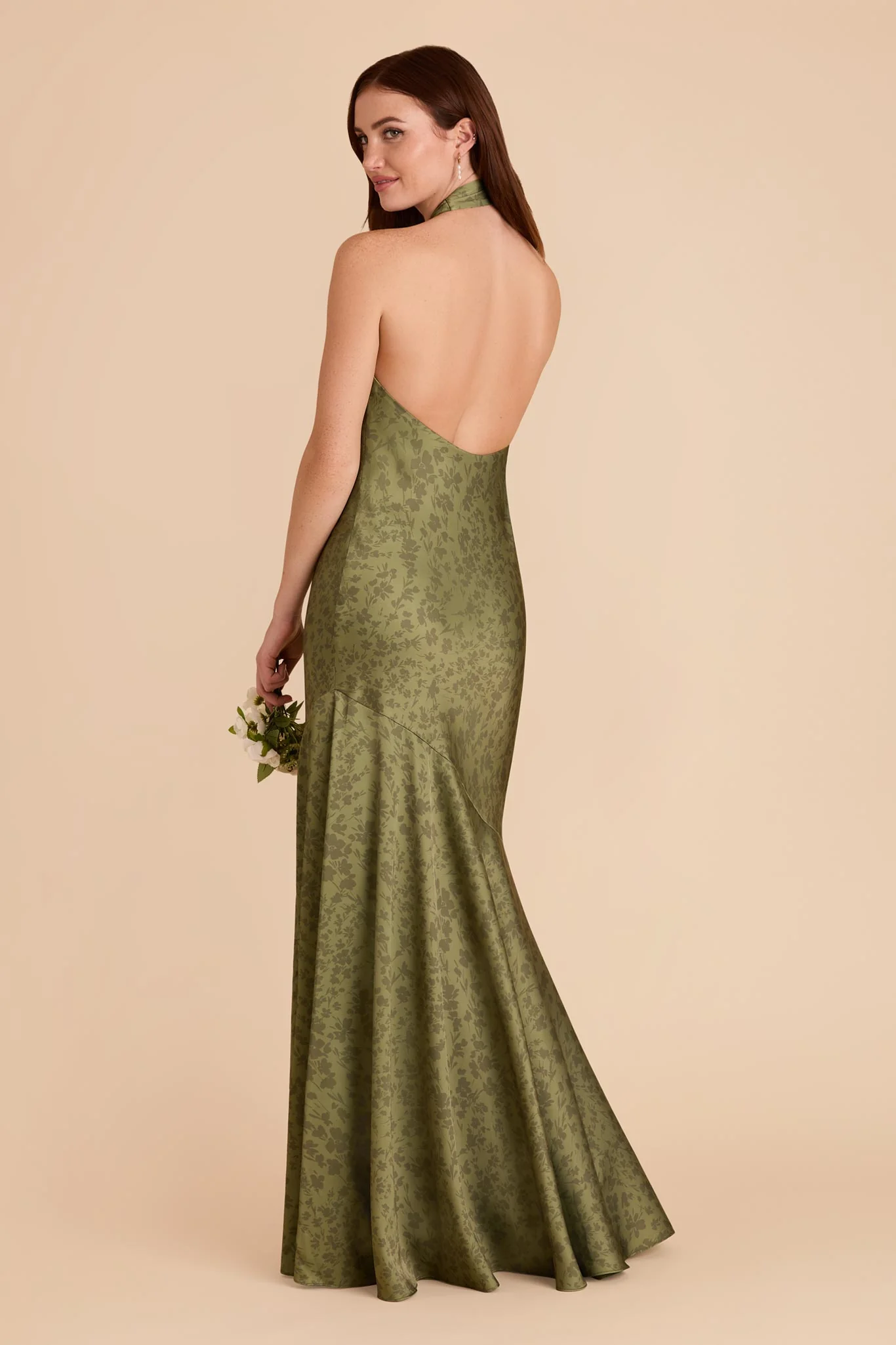 Stephanie Matte Satin Dress - Bright Martini Dreamy Floral - Image 2