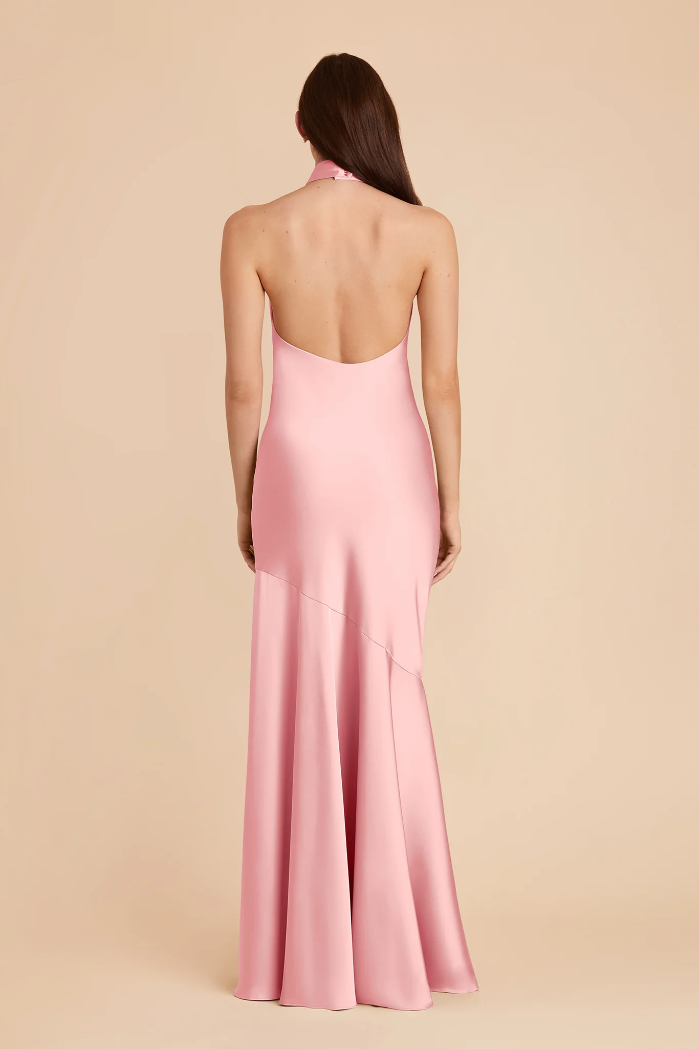 Stephanie Matte Satin Dress - Bubblegum Pink - Image 5