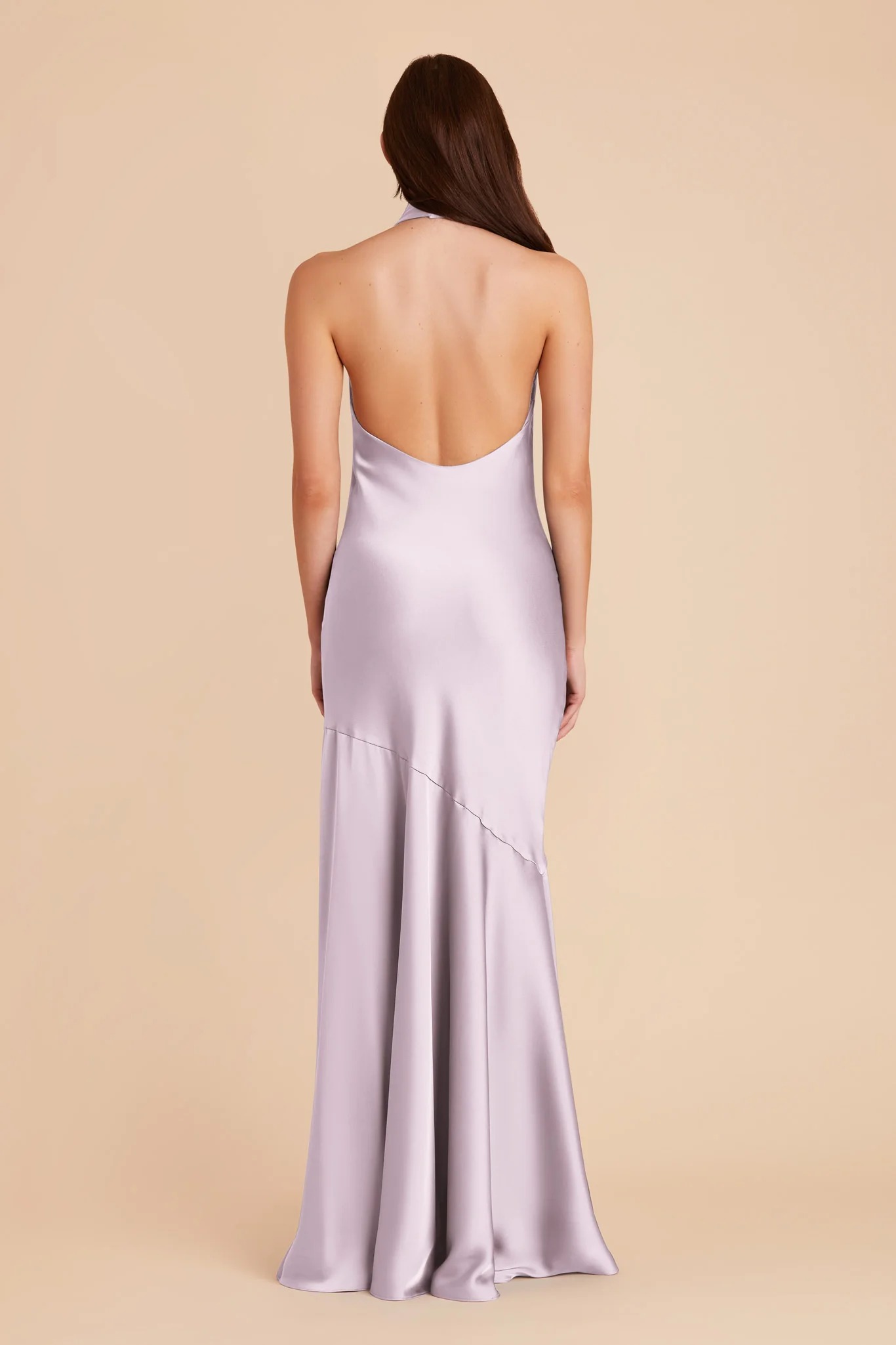 Stephanie Matte Satin Dress - Dusty Lilac - Image 5