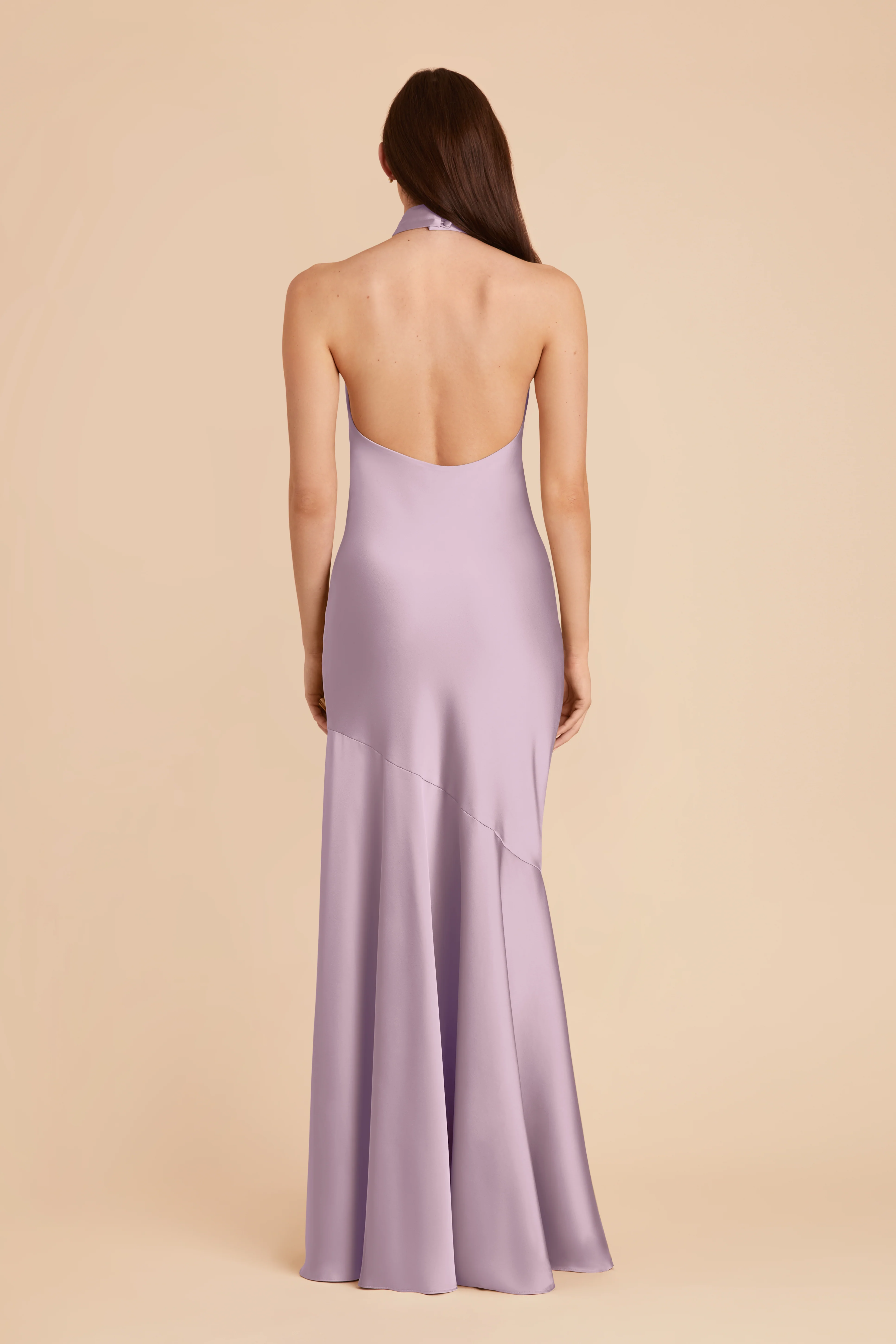 Stephanie Matte Satin Dress - Lavender - Image 8
