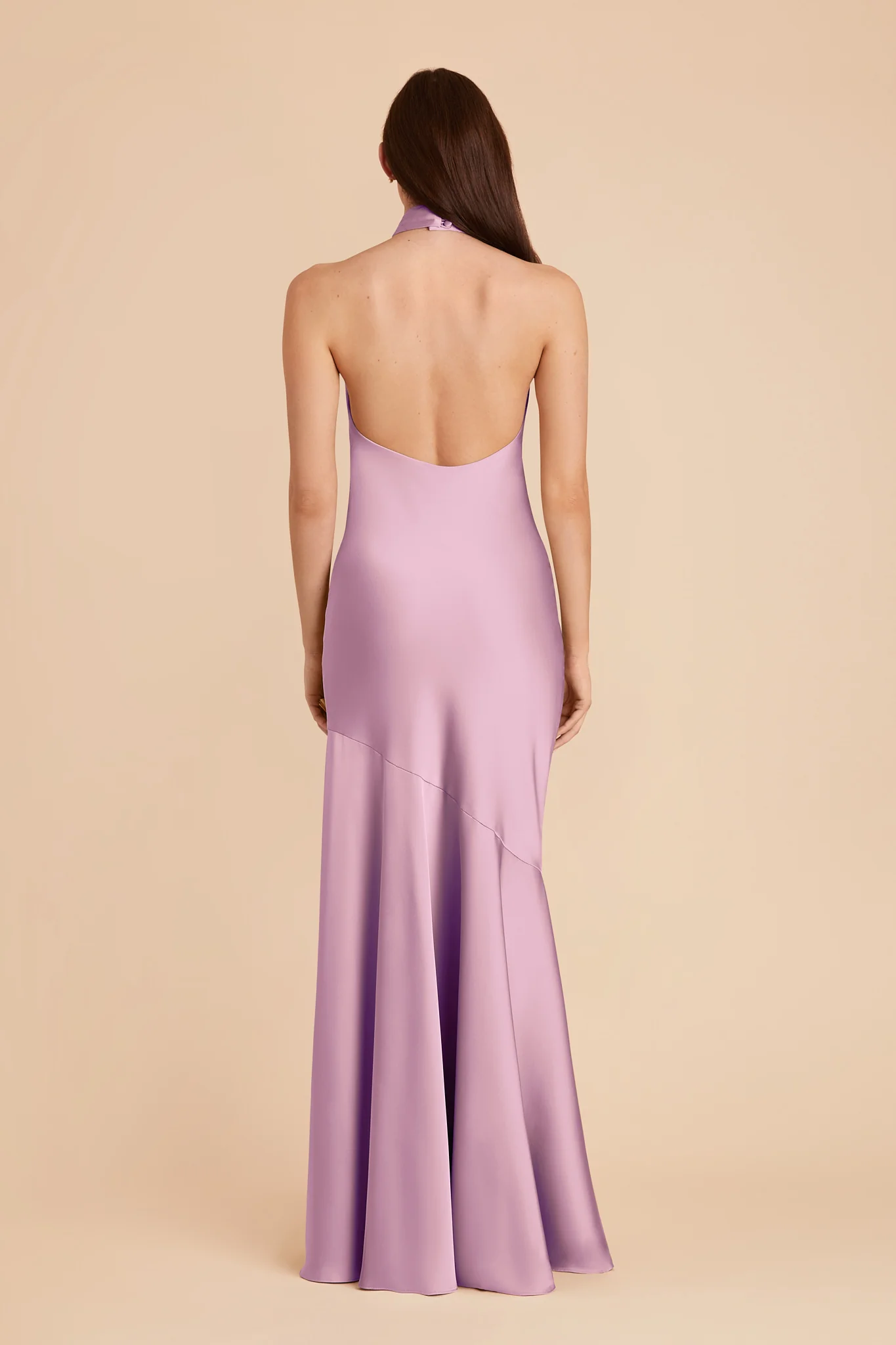 Stephanie Matte Satin Dress - Orchid - Image 5
