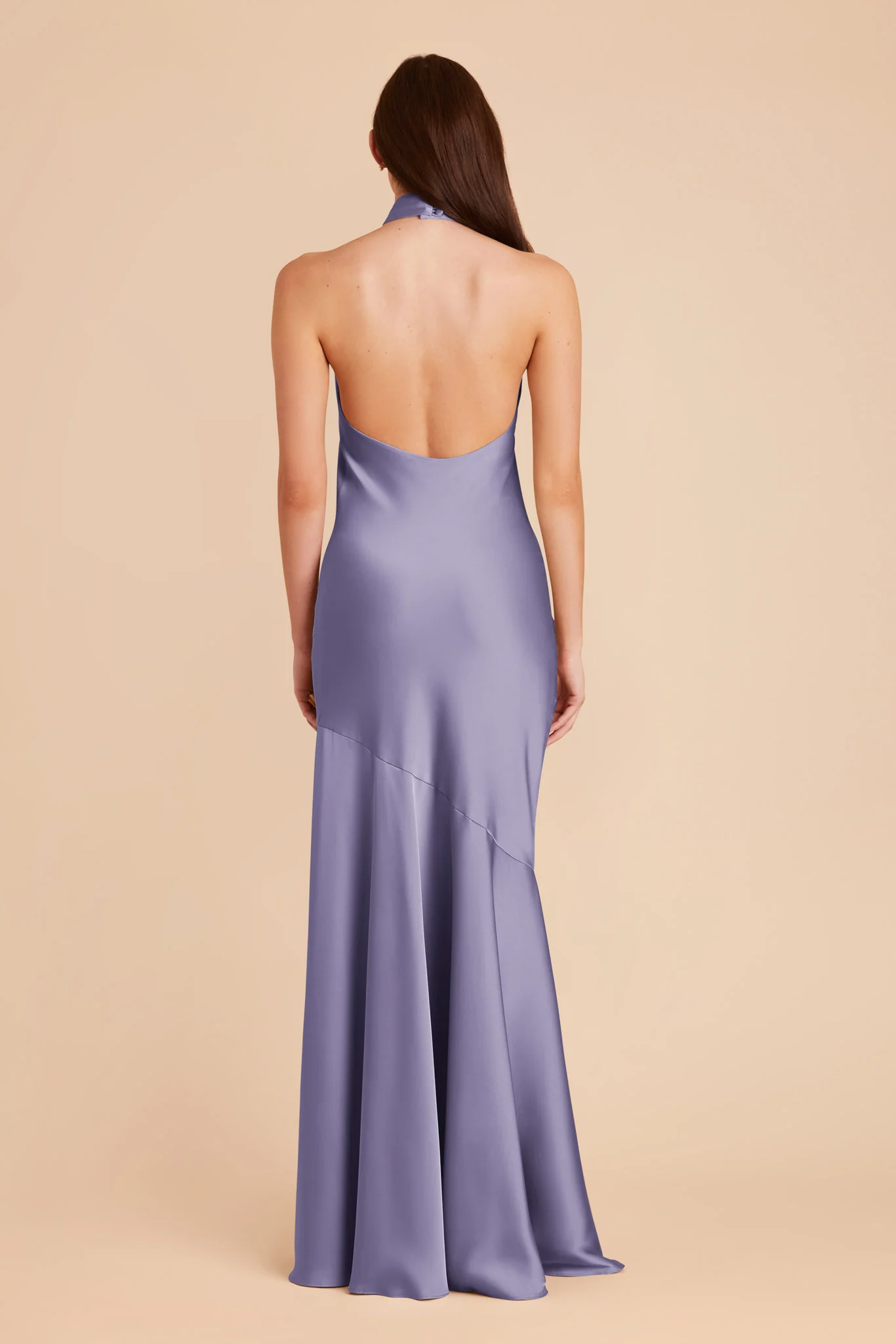 Stephanie Matte Satin Dress - Wisteria - Image 6