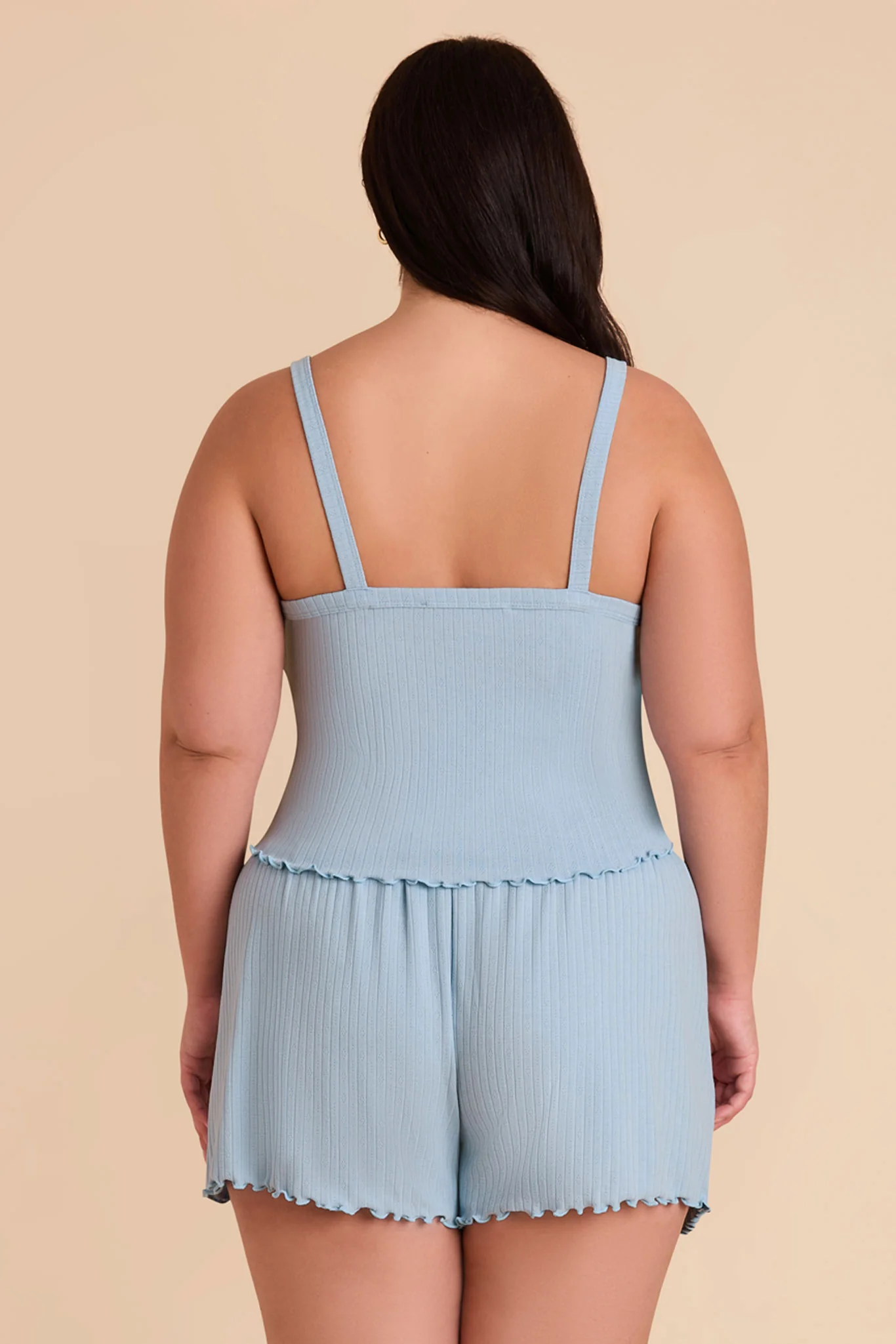 Sunday Pointelle Pajama Set - Mist Blue - Image 13