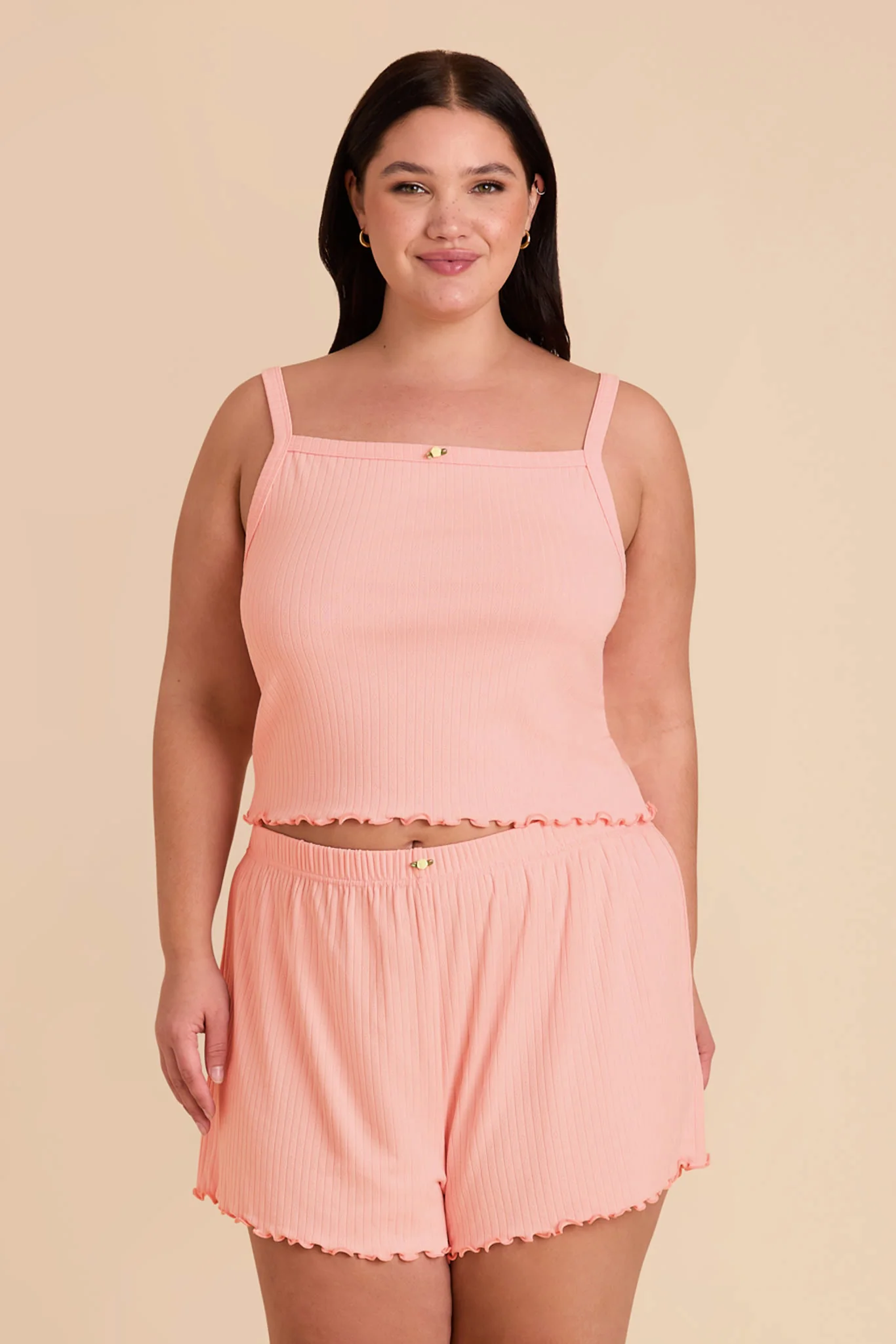 Sunday Pointelle Pajama Set - Pink - Image 9