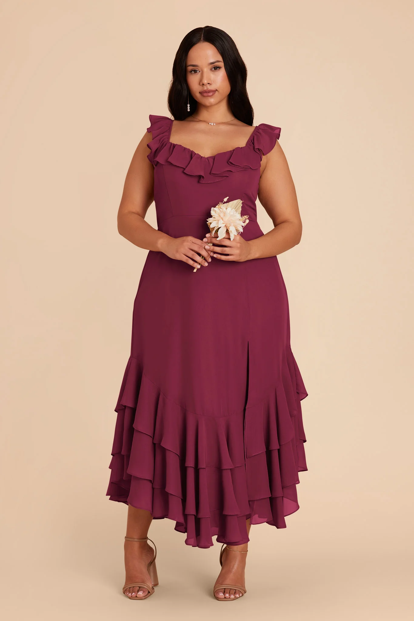 Swatch - Chiffon in Berry - Image 3