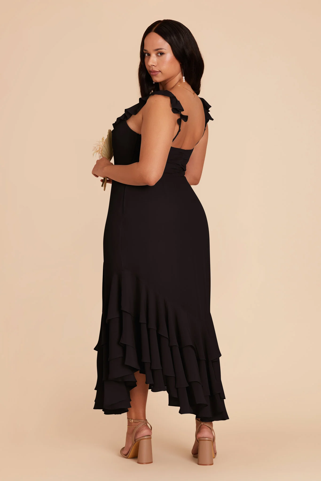 Swatch - Chiffon in Black - Image 3
